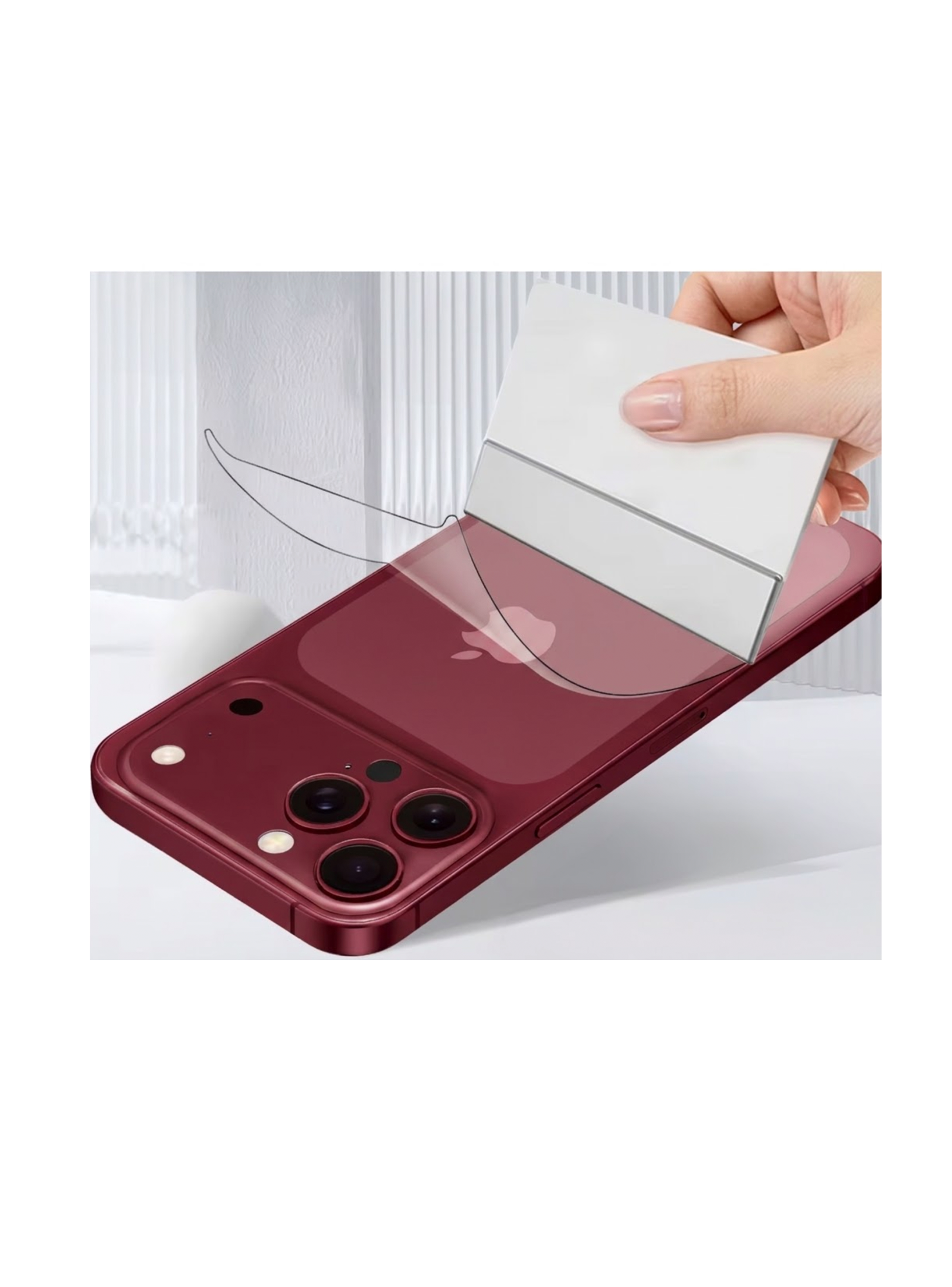 Mica Hidrogel Matte Trasera Compatible Con iPhone 18 Pro Max-4