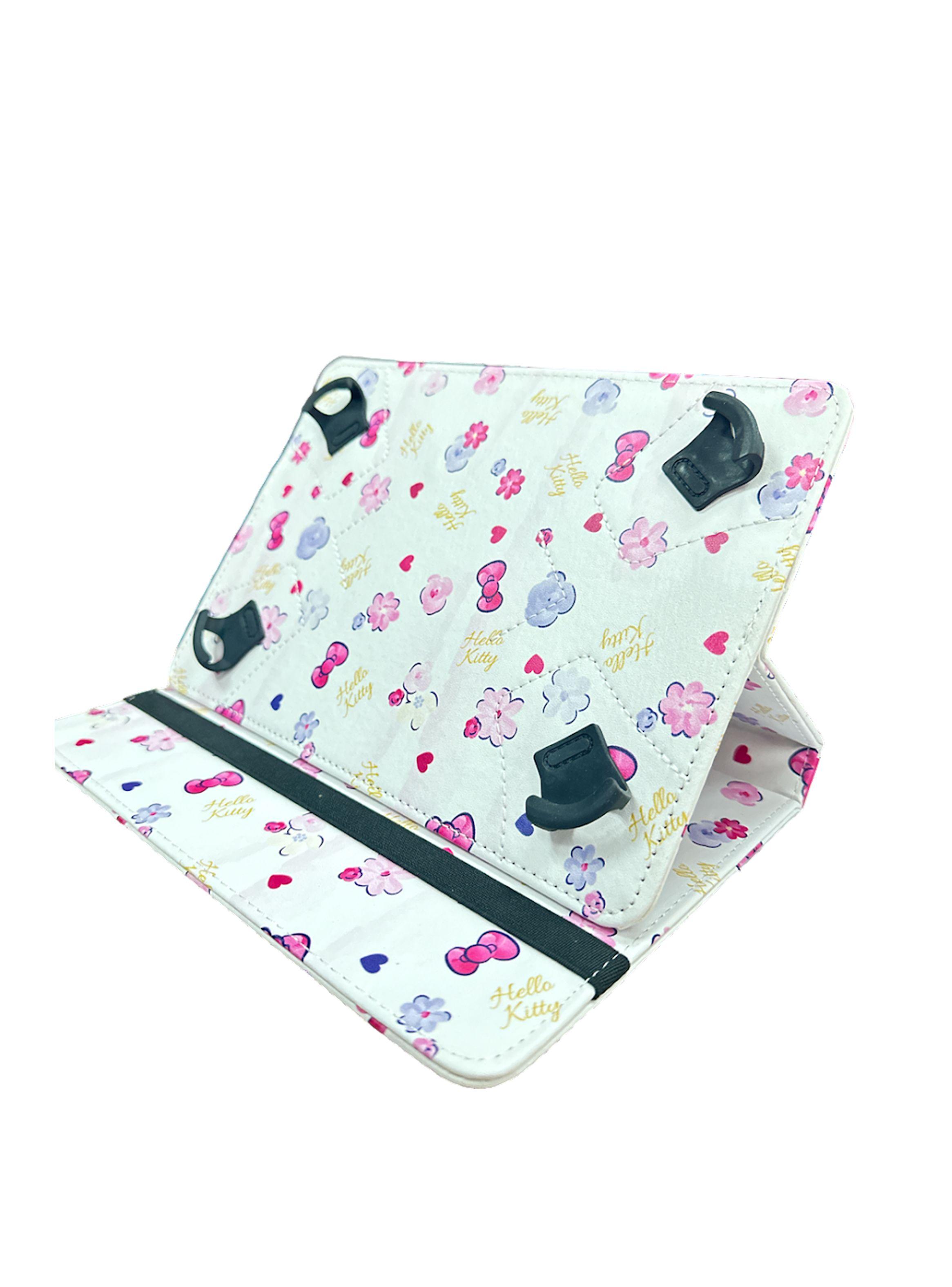 Funda Universal Para Tablet 9 10 Pulgadas Hello Kitty Blanco-3