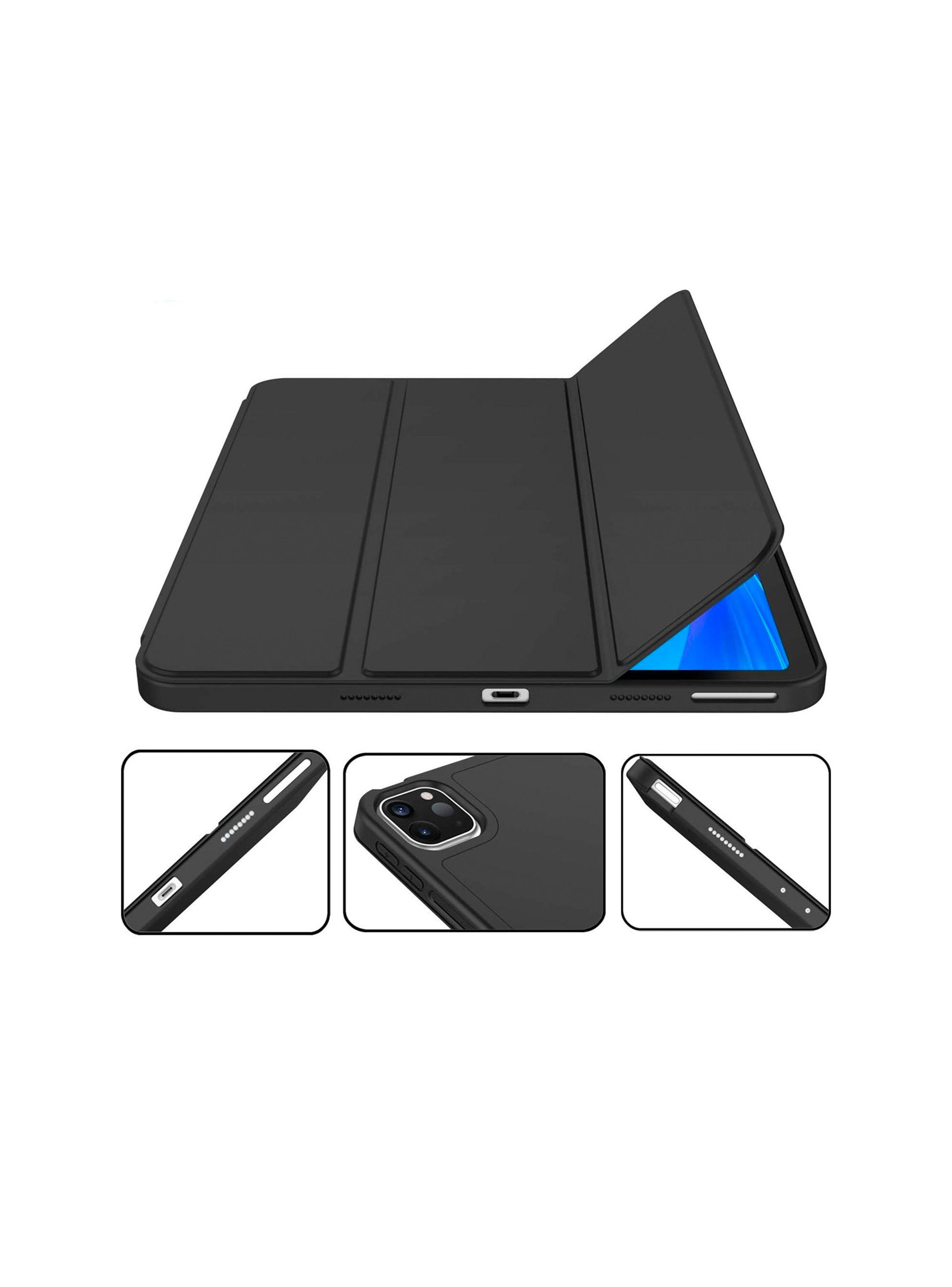 Funda SmartCover Para iPad 11 / iPad 11 Pro Con Ranura Negro-3