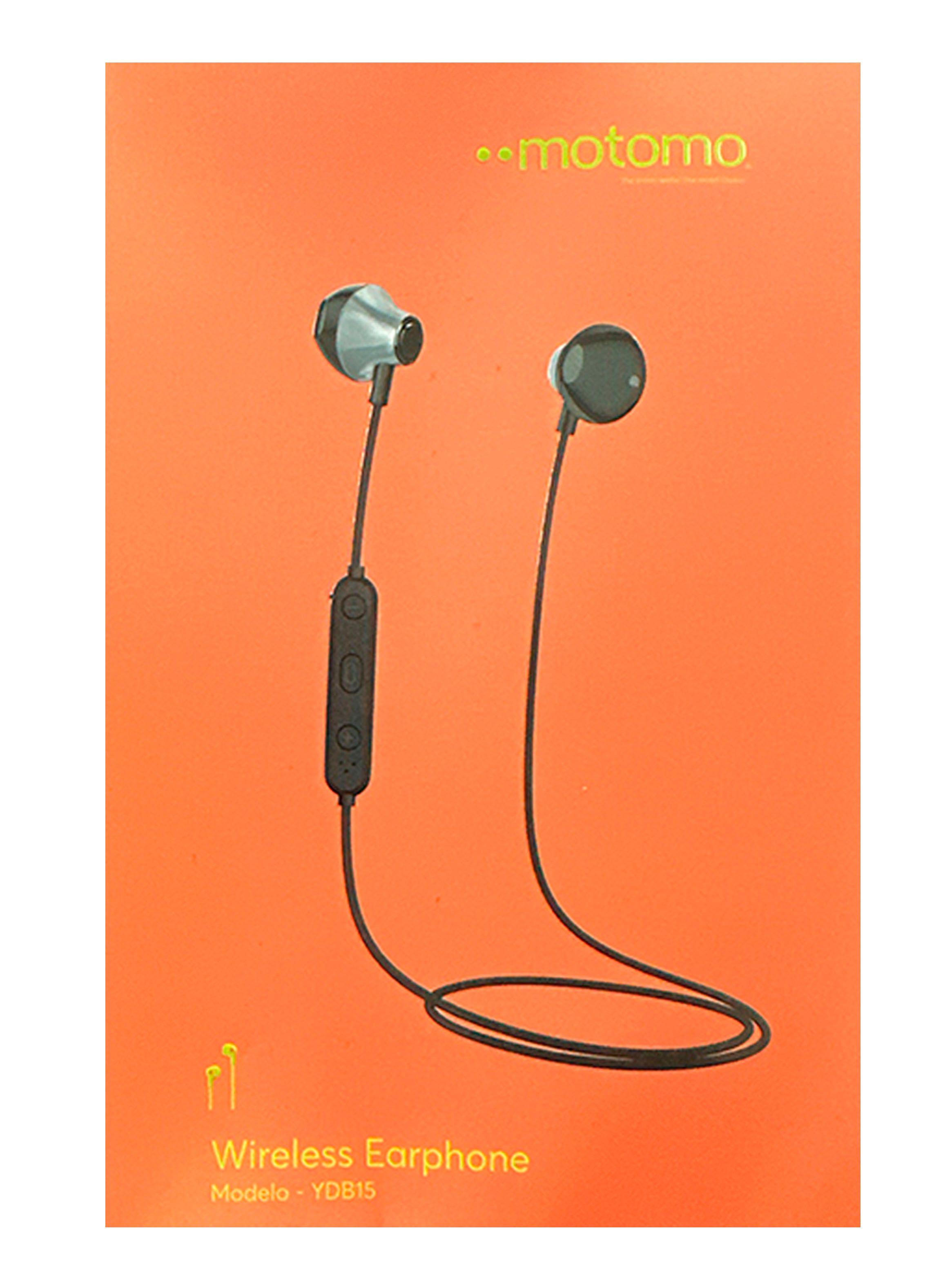 Audifonos Deportivo Inalambricos Bluetooth Motomo YDB15 Gris-2
