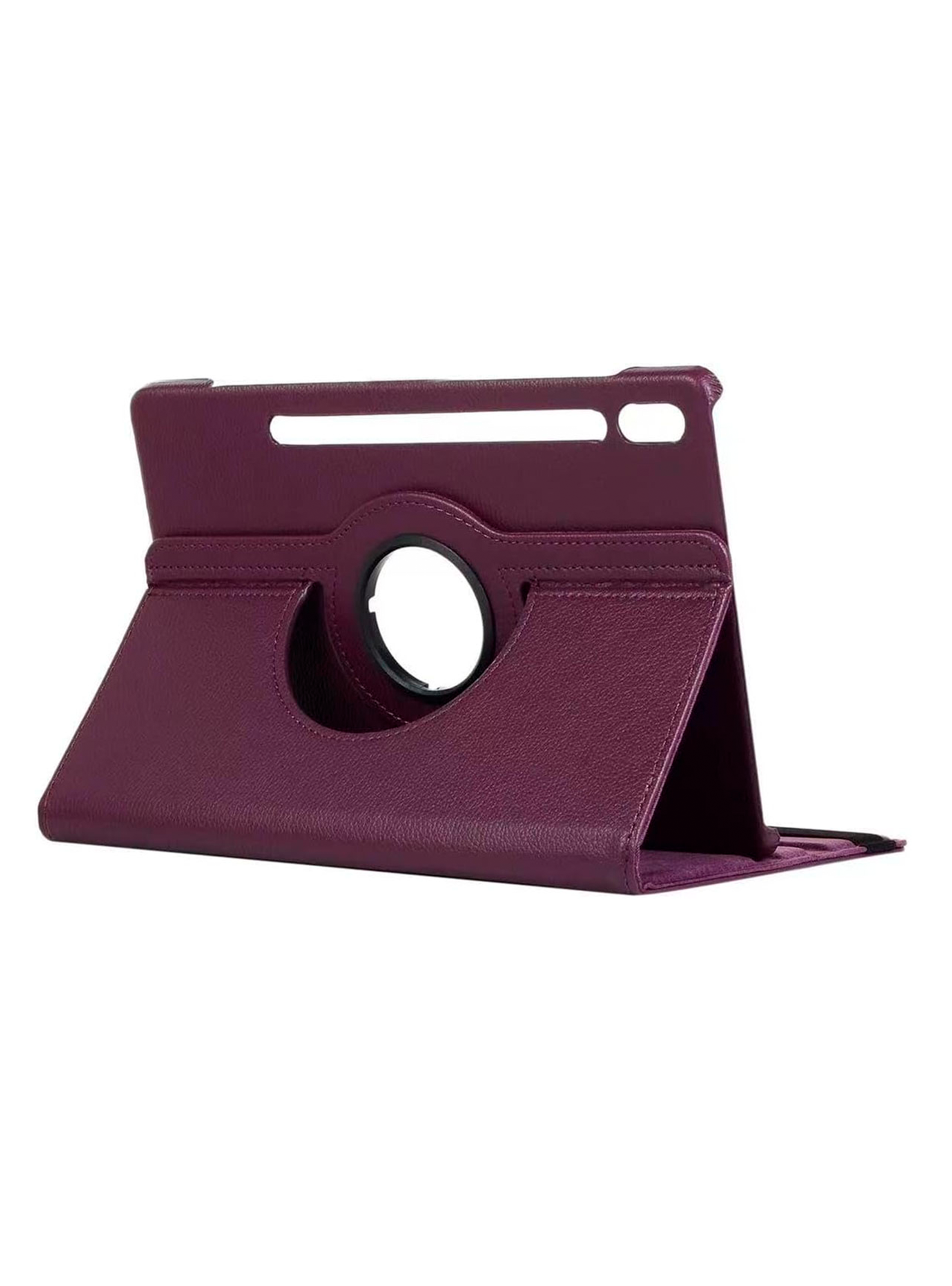 Carcasa Funda Giratoria Compatible Con Tablet Samsung S6 Morado-1