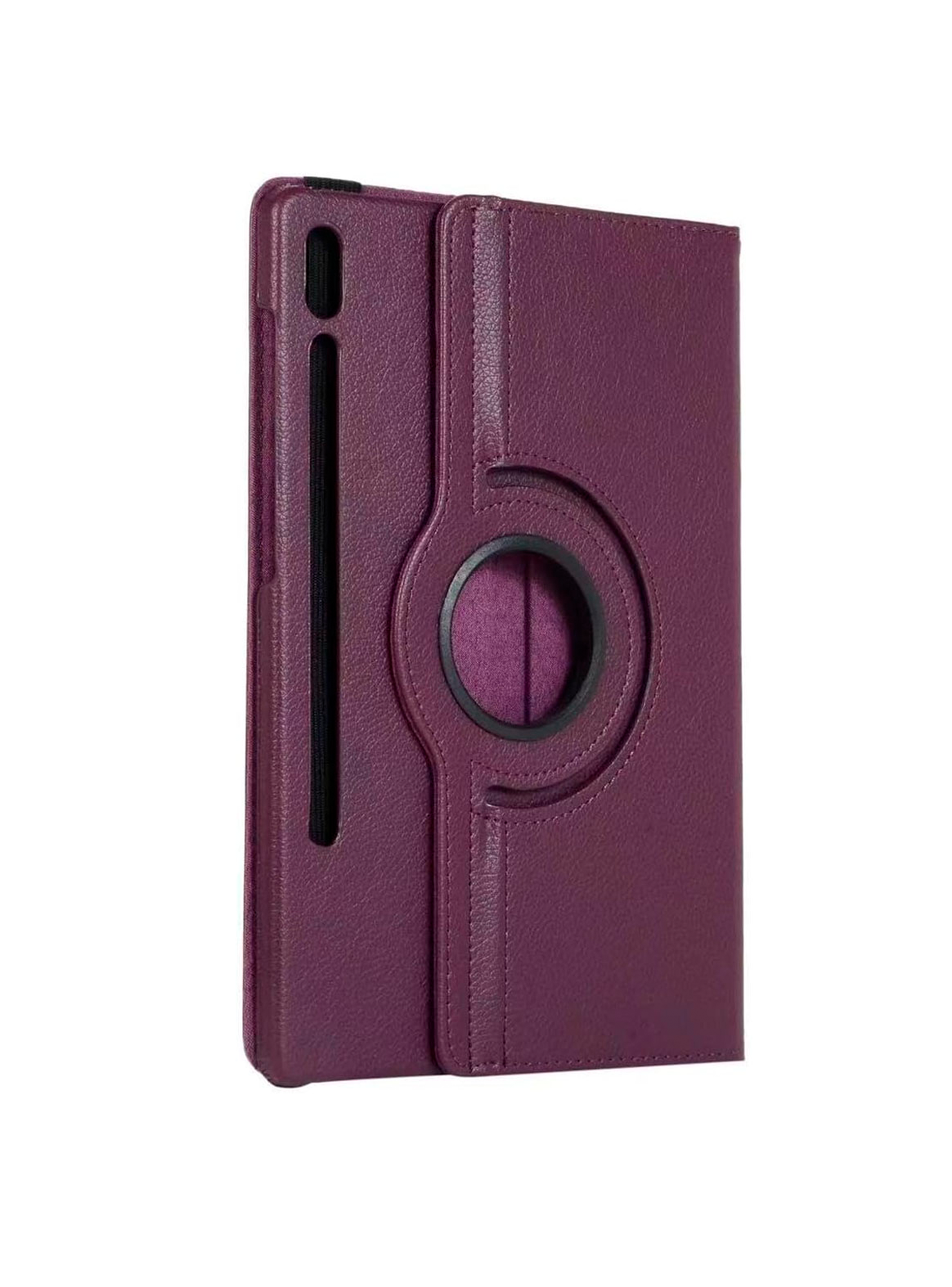 Carcasa Funda Giratoria Compatible Con Tablet Samsung S6 Morado-2