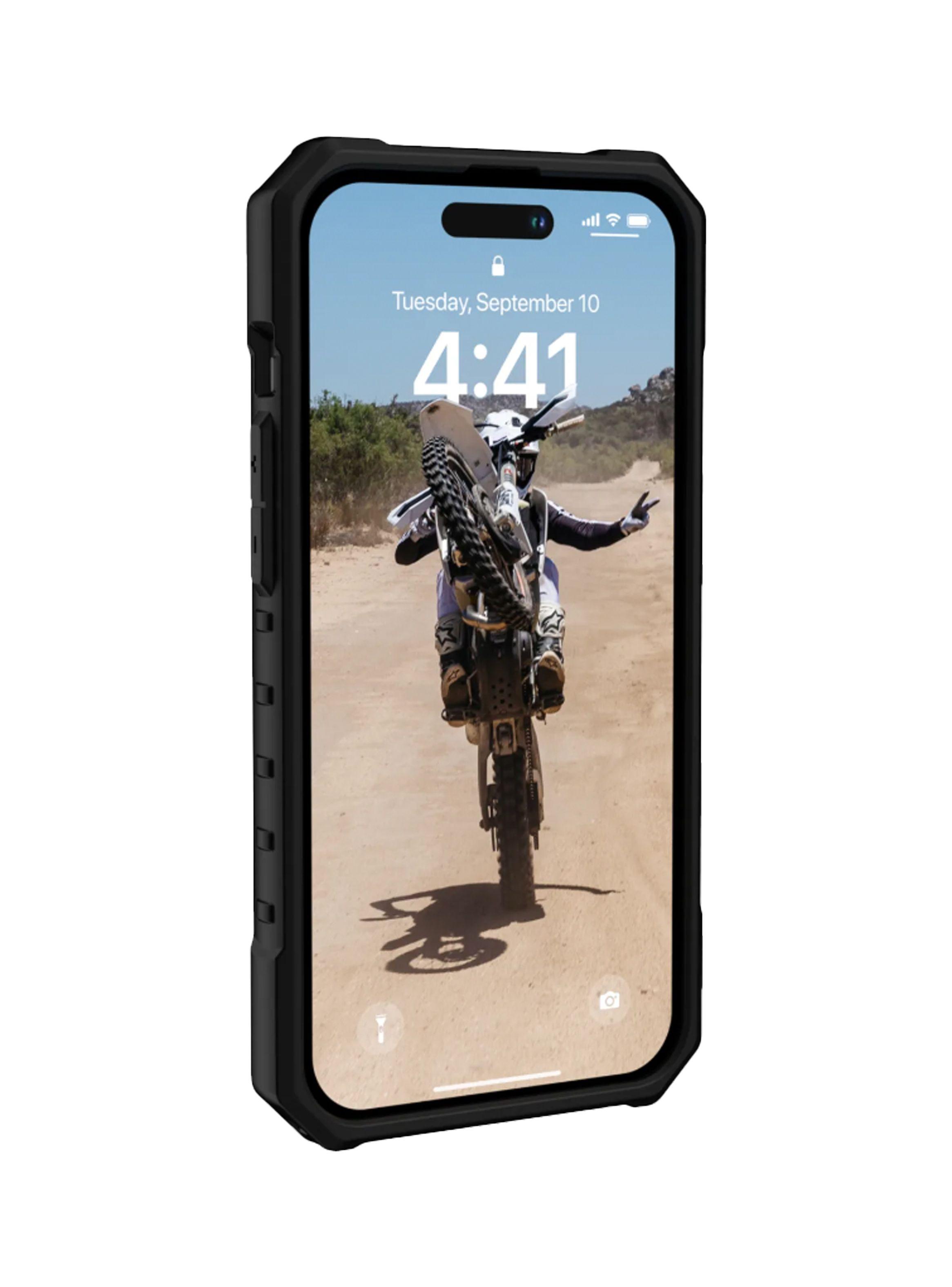 Carcasa UAG Antigolpes Para iPhone 15 Pro Militar Blanco-2