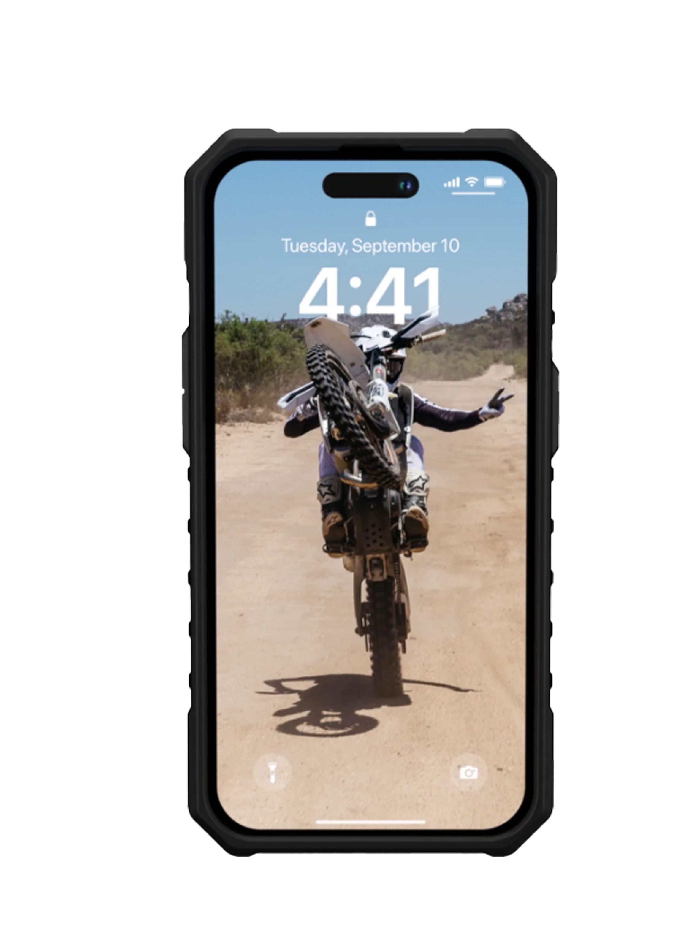 Carcasa UAG Antigolpes Para iPhone 15 Pro Militar Blanco-3