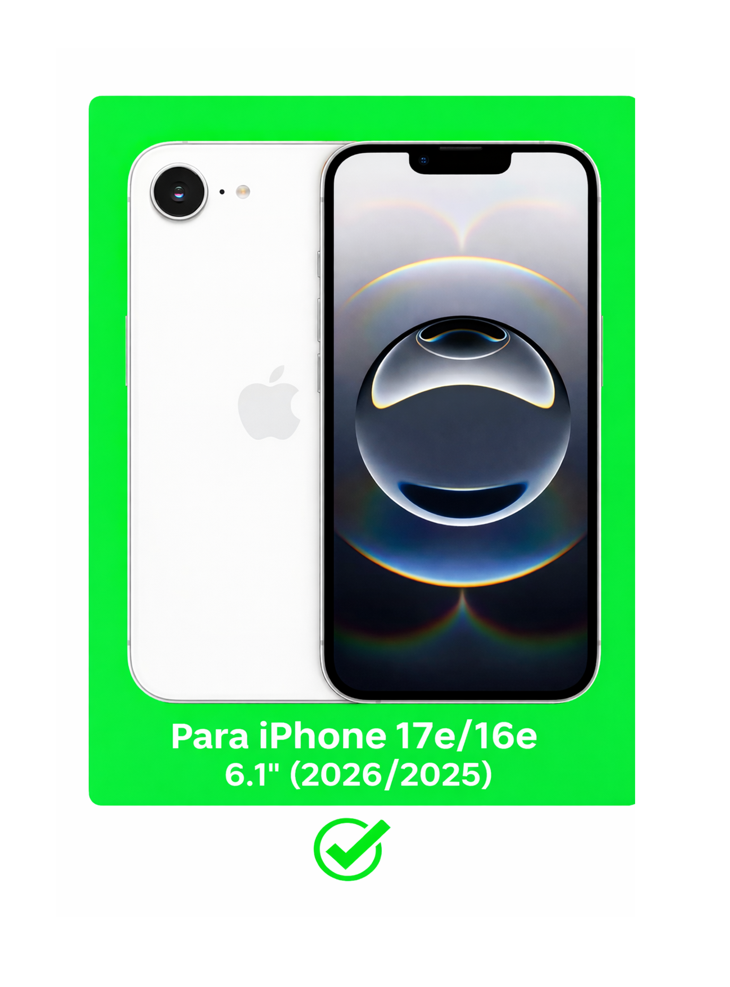 Carcasa Lamina de Vidrio Para iPhone 17e Colores-2