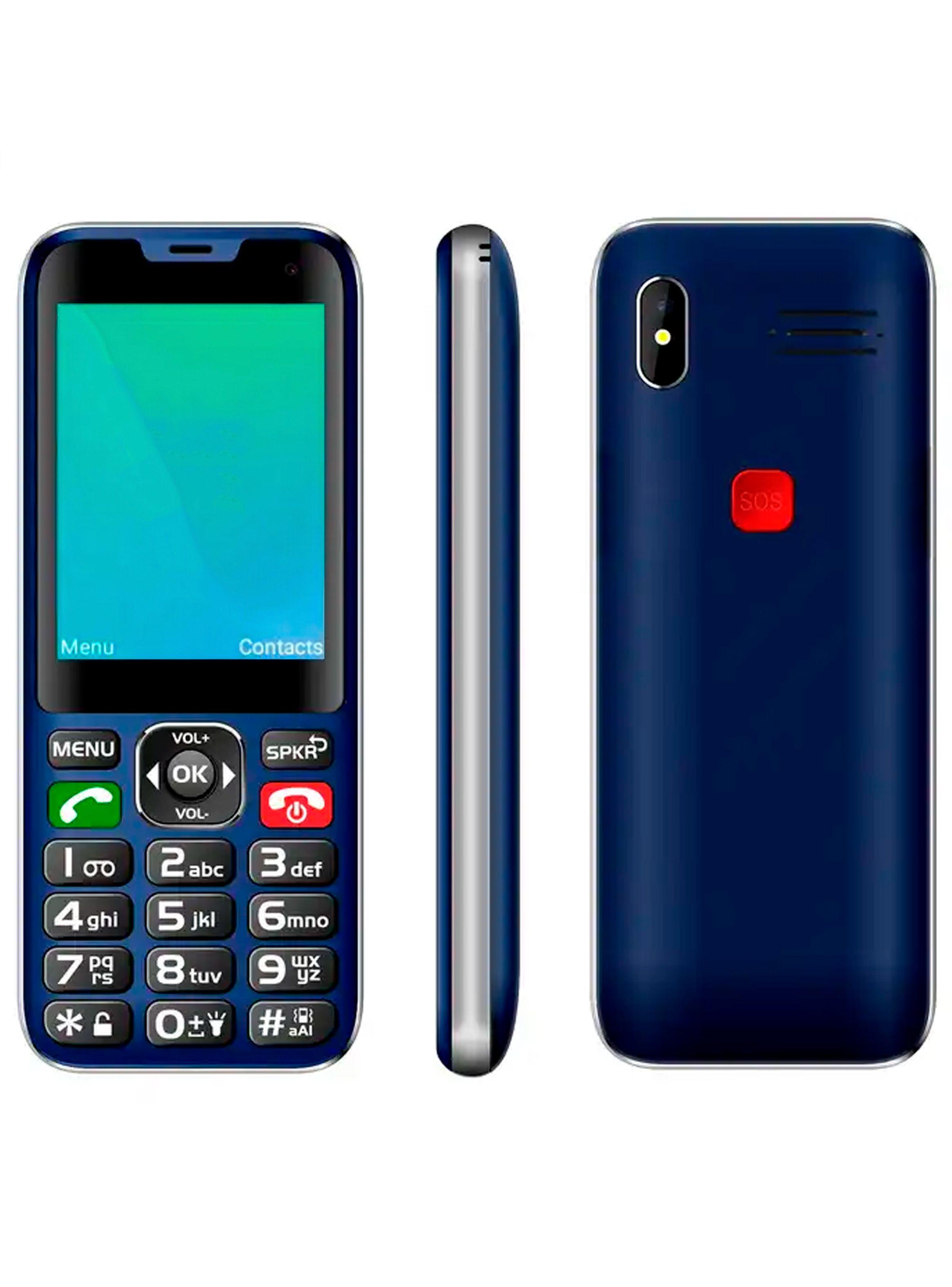 Telefono Celular Adulto Mayor 4G 2.8" Color Tecnolab Azul-2