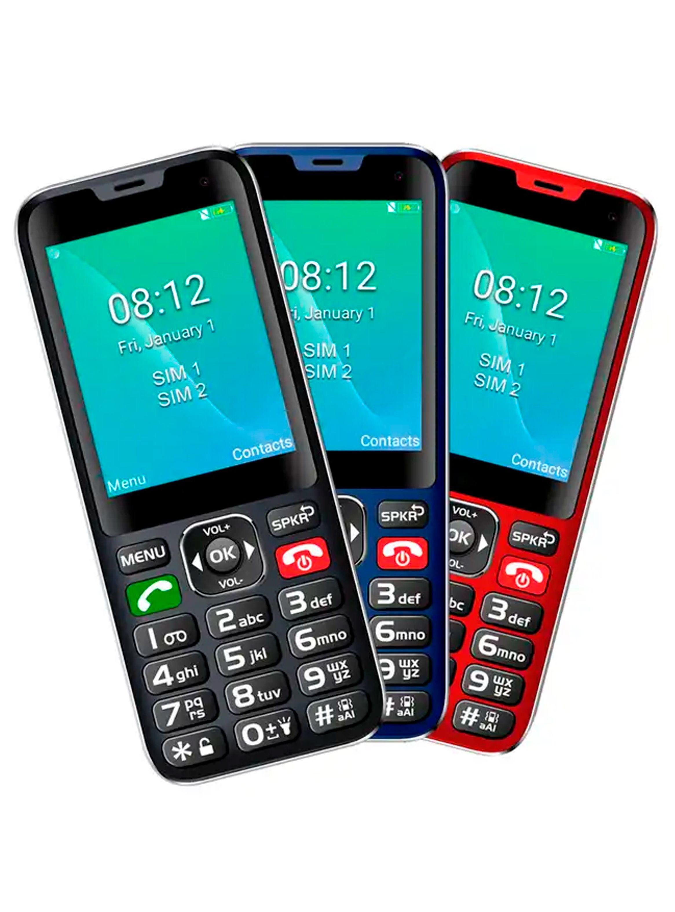 Telefono Celular Adulto Mayor 4G 2.8" Color Tecnolab Azul-3