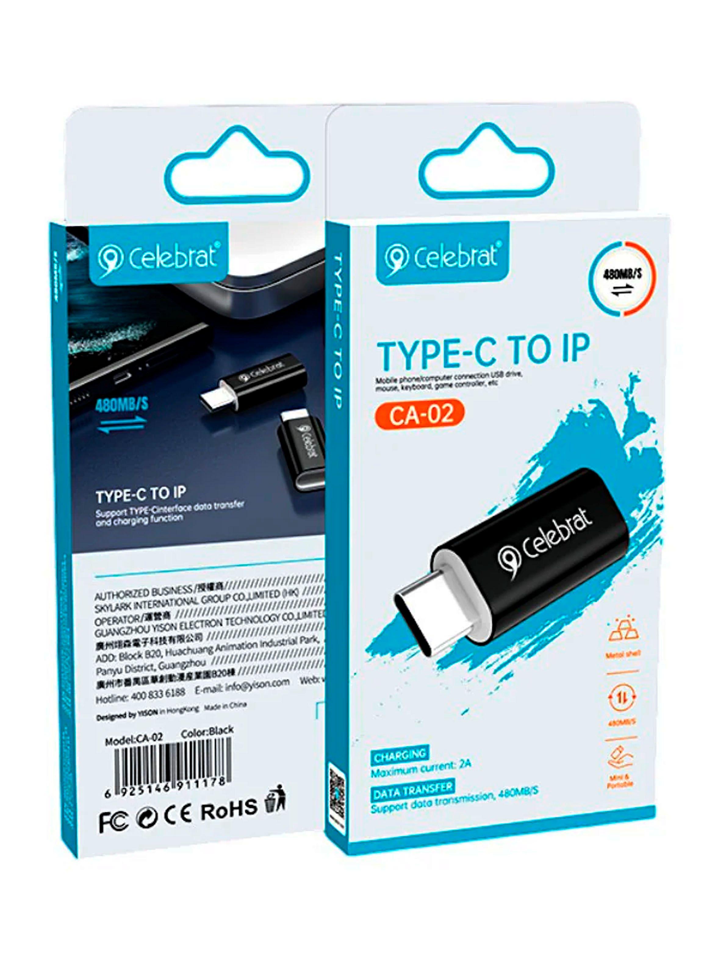 Adaptador OTG Para Carga Compatible Con iPhone Salida USB-C-4