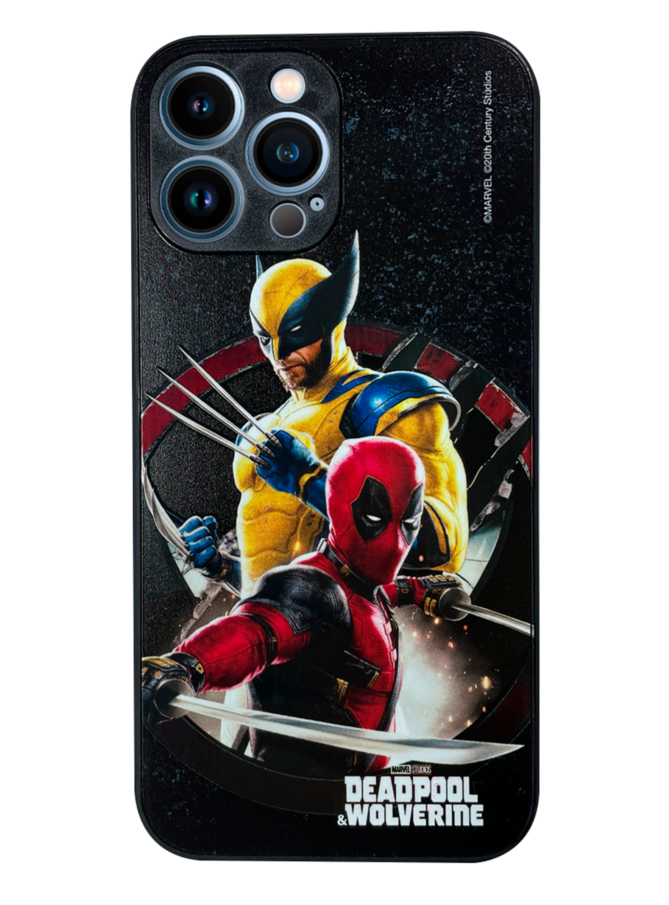 Carcasa Para iPhone 14 Pro Max Marvel Deadpool y Wolverine-0