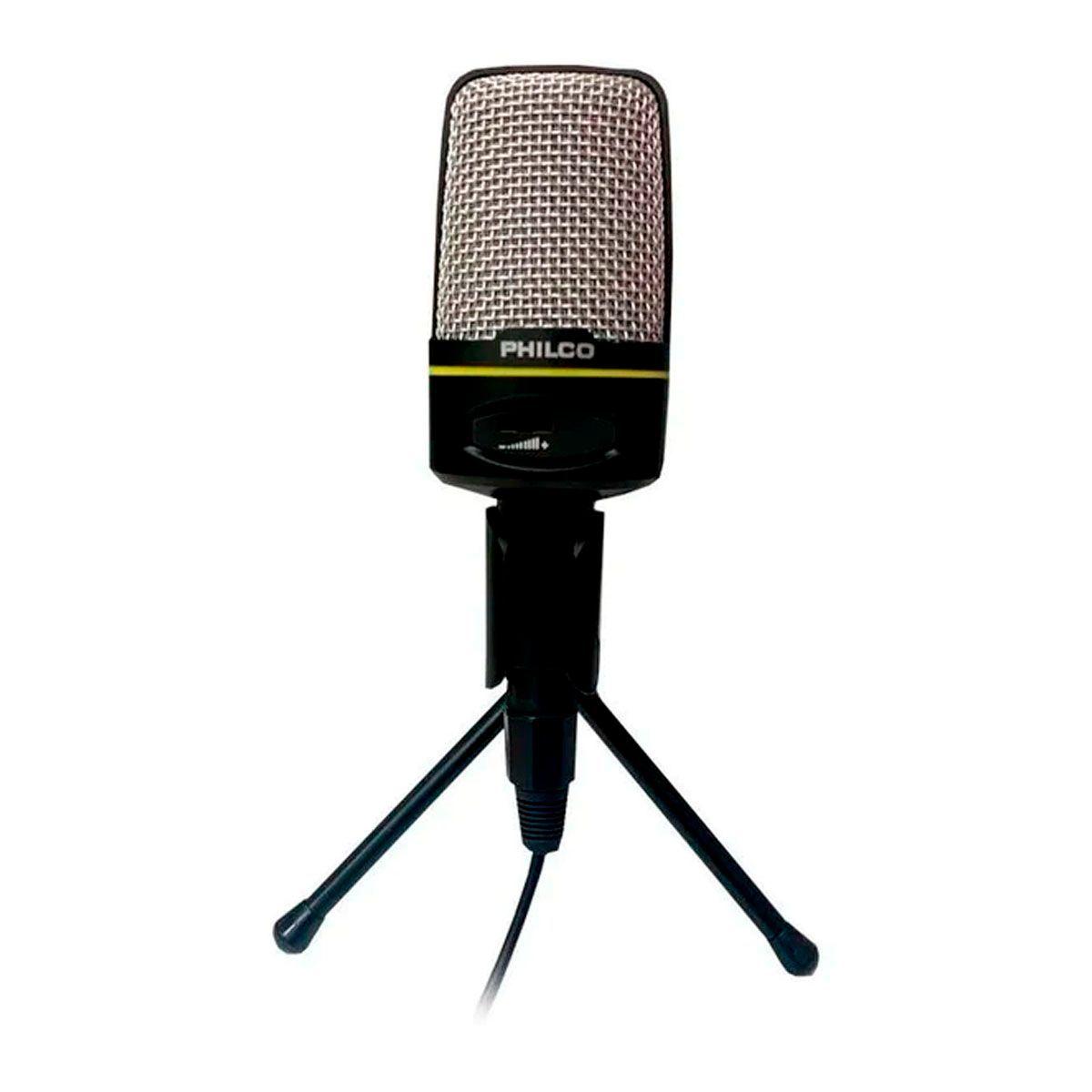 Micrófono Condensador Philco Gamer Streamer Tripode GM100-1