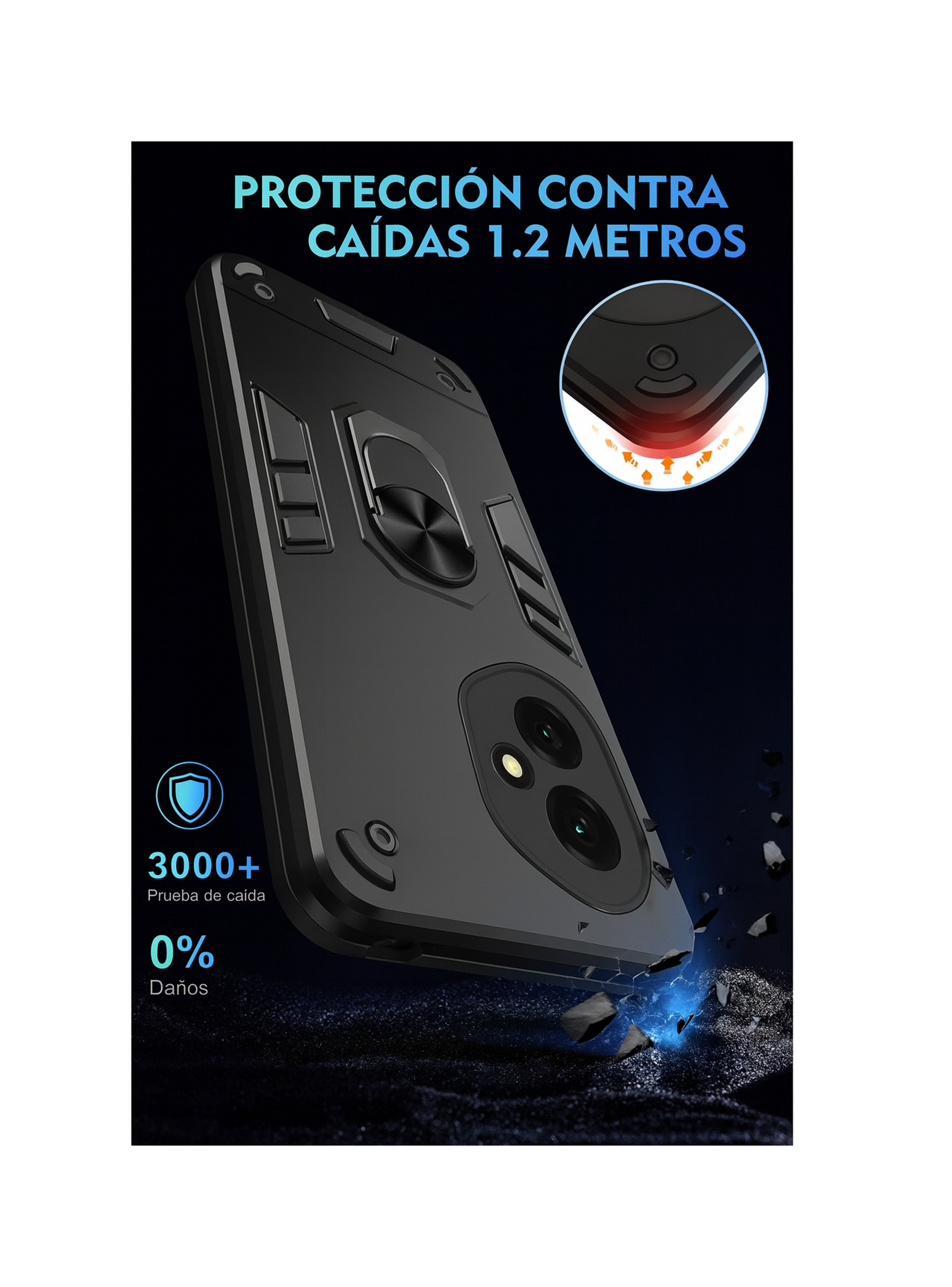 Carcasa Armadura Antigolpe Para Honor 400-3