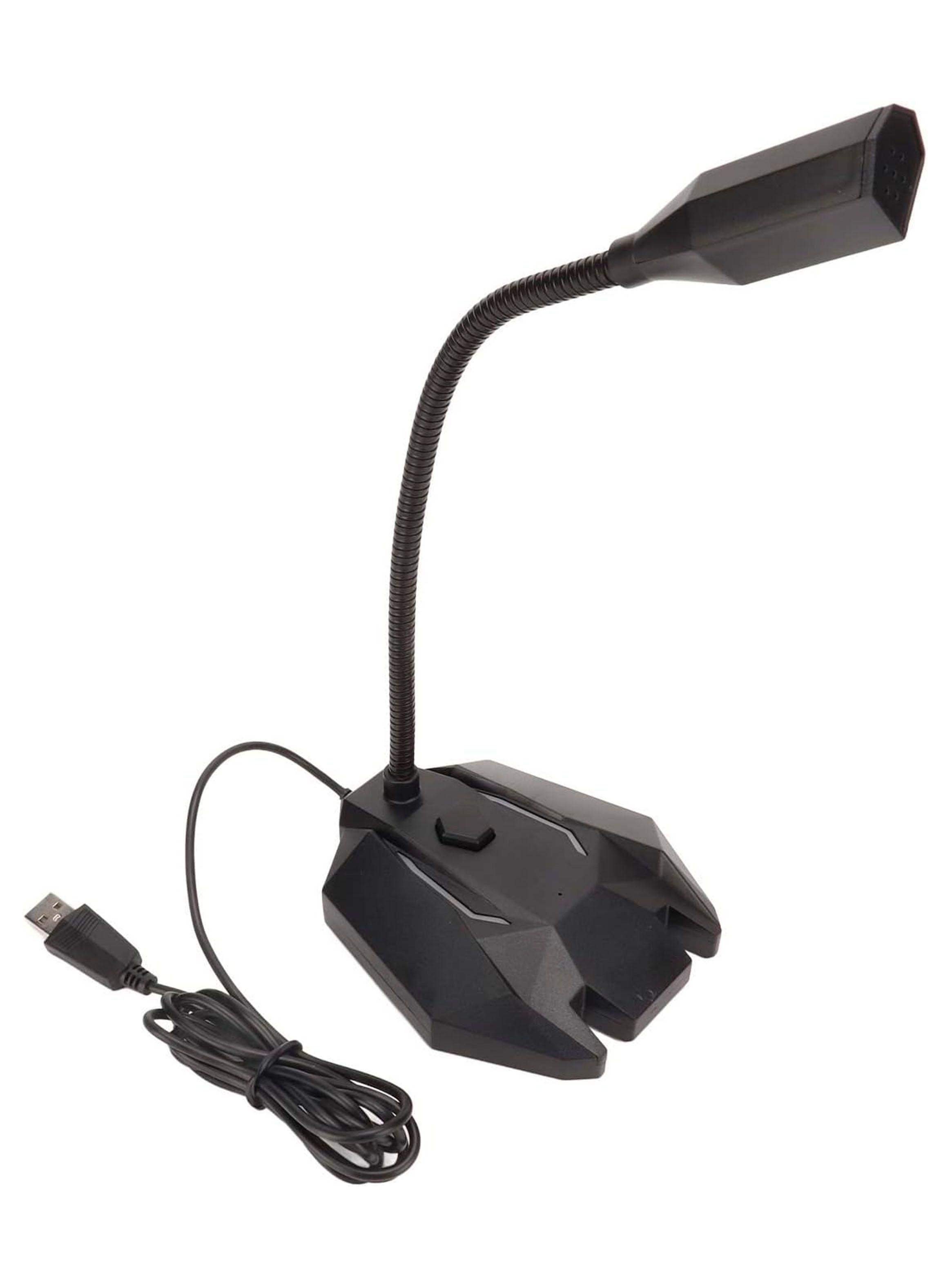 Micrófono Alámbrico Para PC Boccini Con Soporte Negro-2