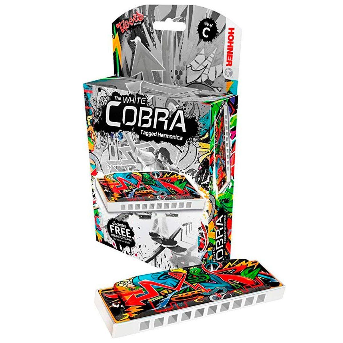 Armonica Hohner The White Cobra 10 Tonos-1