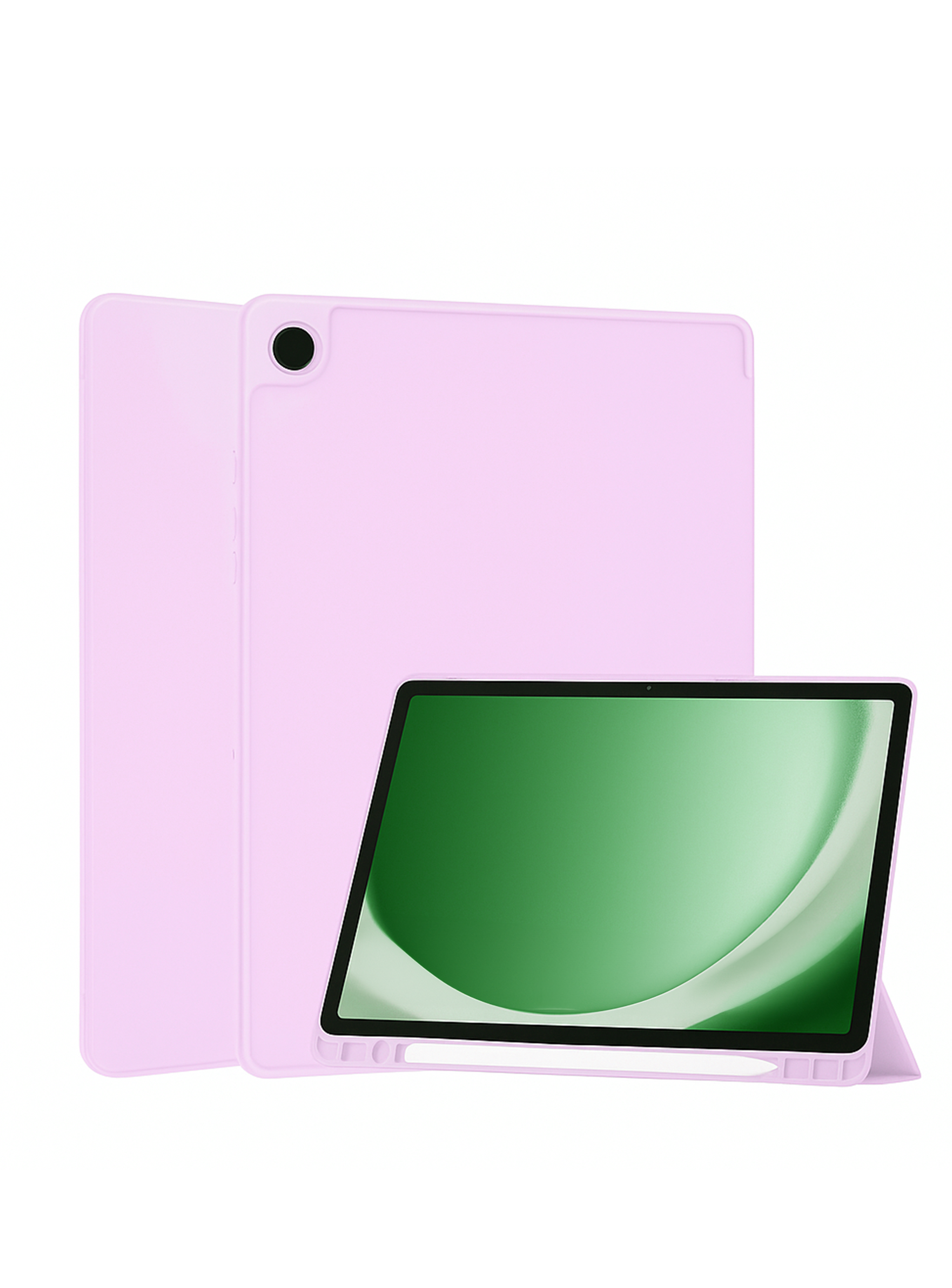 Funda Smart Cover Para Tablet Samsung A9 Rosado-0