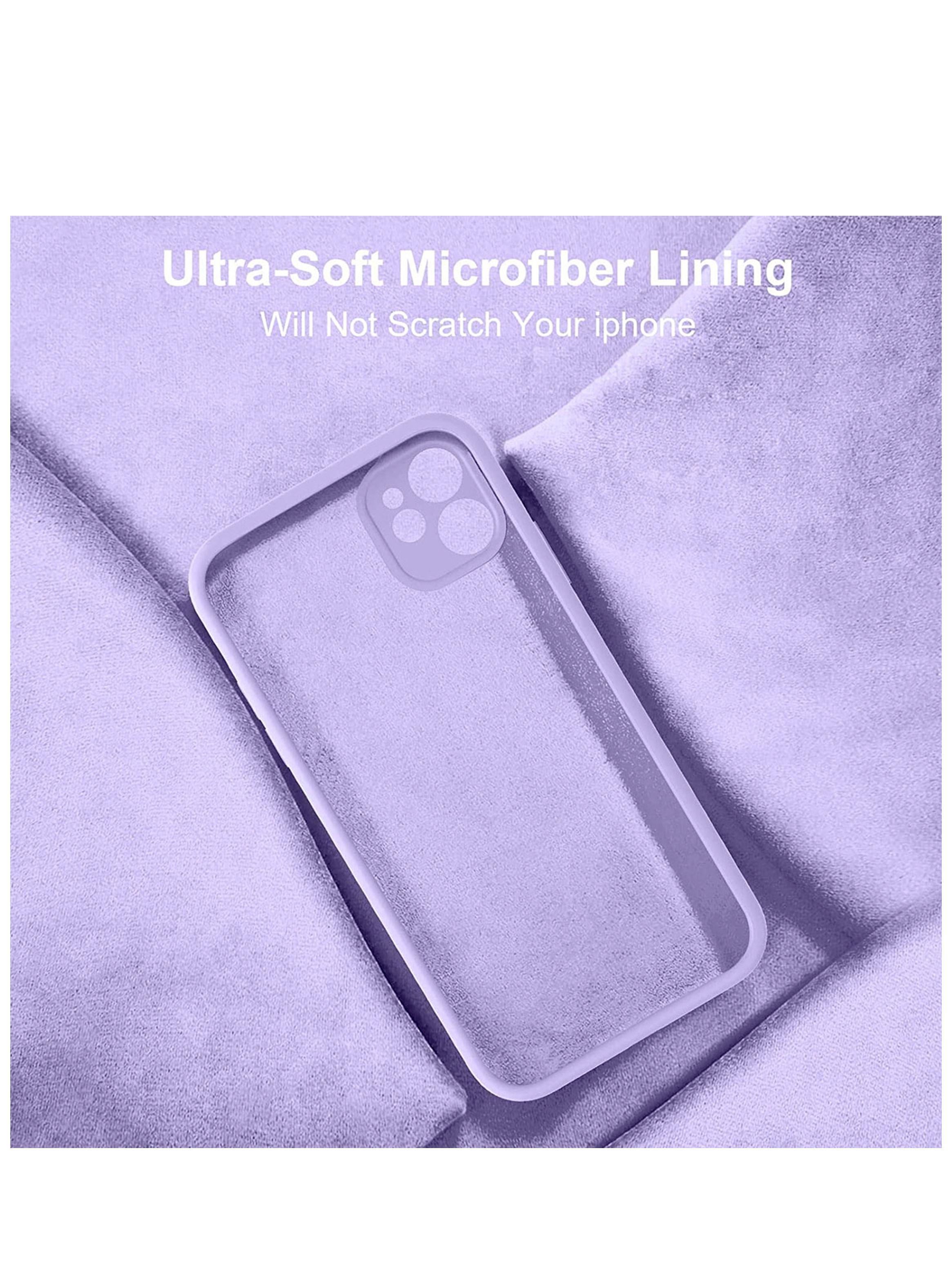 Carcasa Para iPhone 11 Goma Color Lila-2