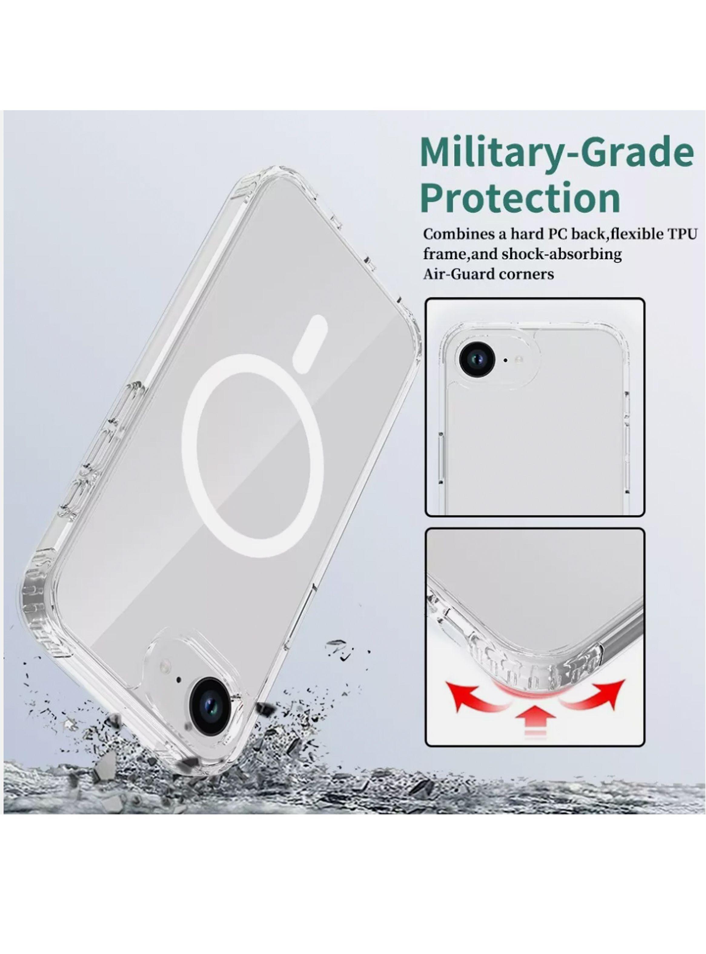 Carcasa Transparente Para iPhone 16e Compatible Con Magsafe-1