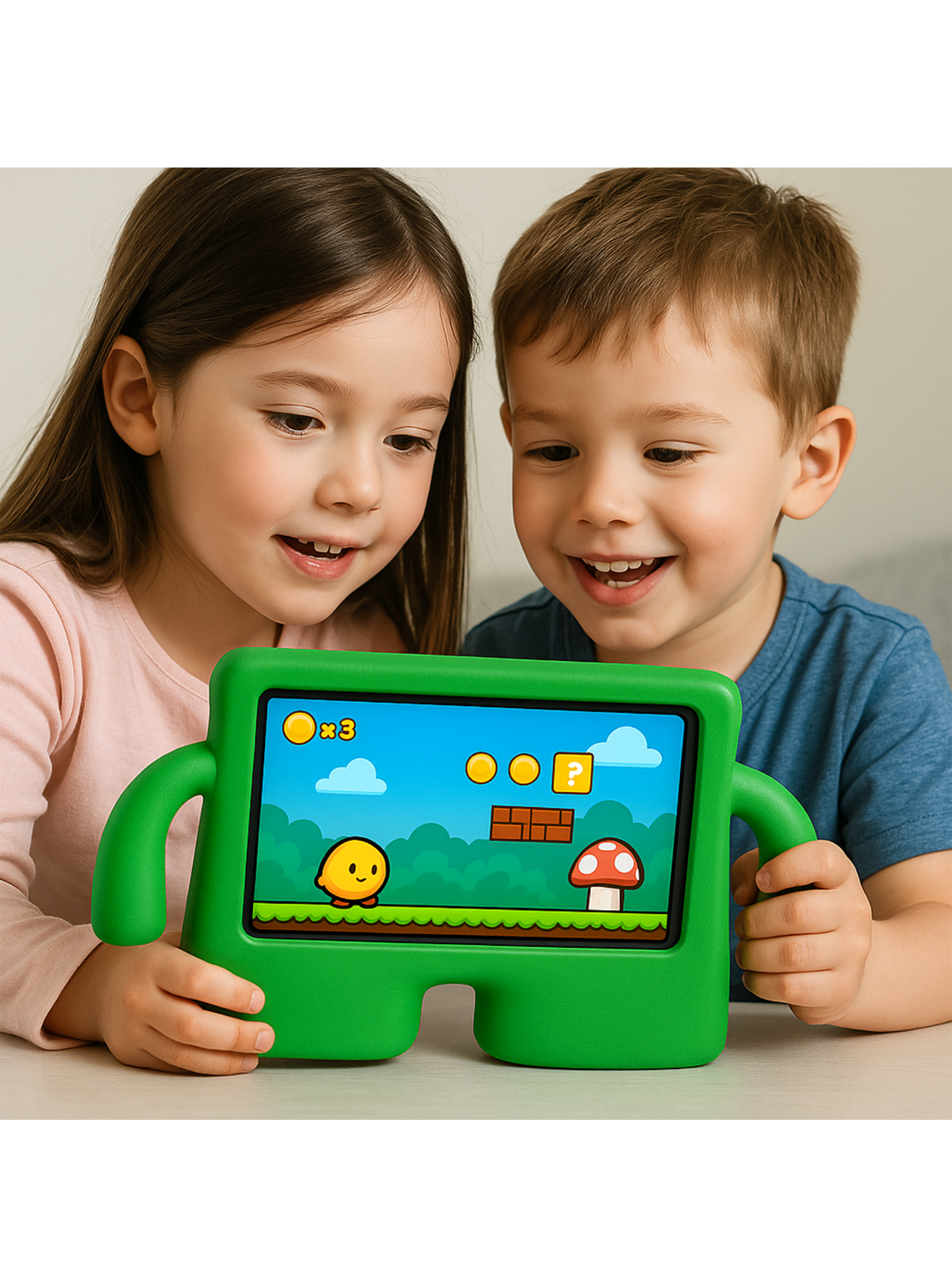 Funda Antigolpes Para Niños Para Lenovo M10 Plus X606 Fucsia-7