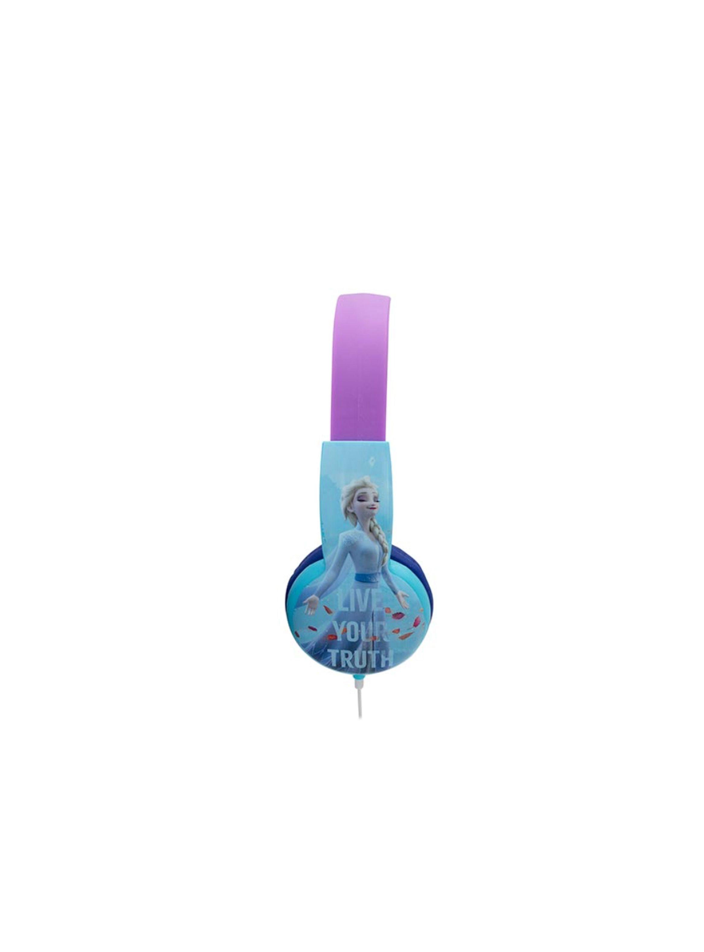Audifonos Con Cable Diseño Frozen Conexión 3.5mm Celeste-1