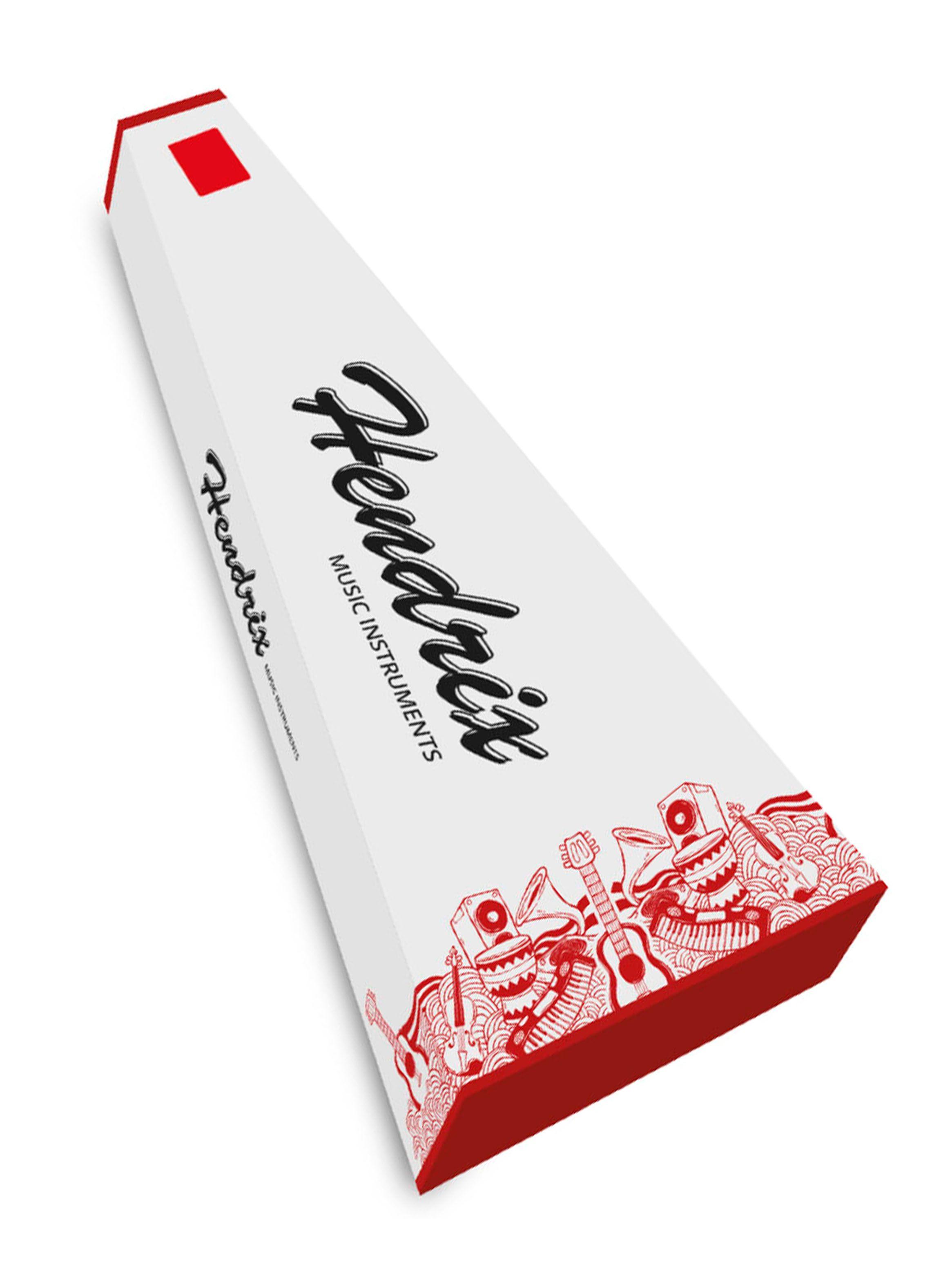 Guitarra Clasica Grande 39 Pulgad Madera Funda Hendrix Negro-4