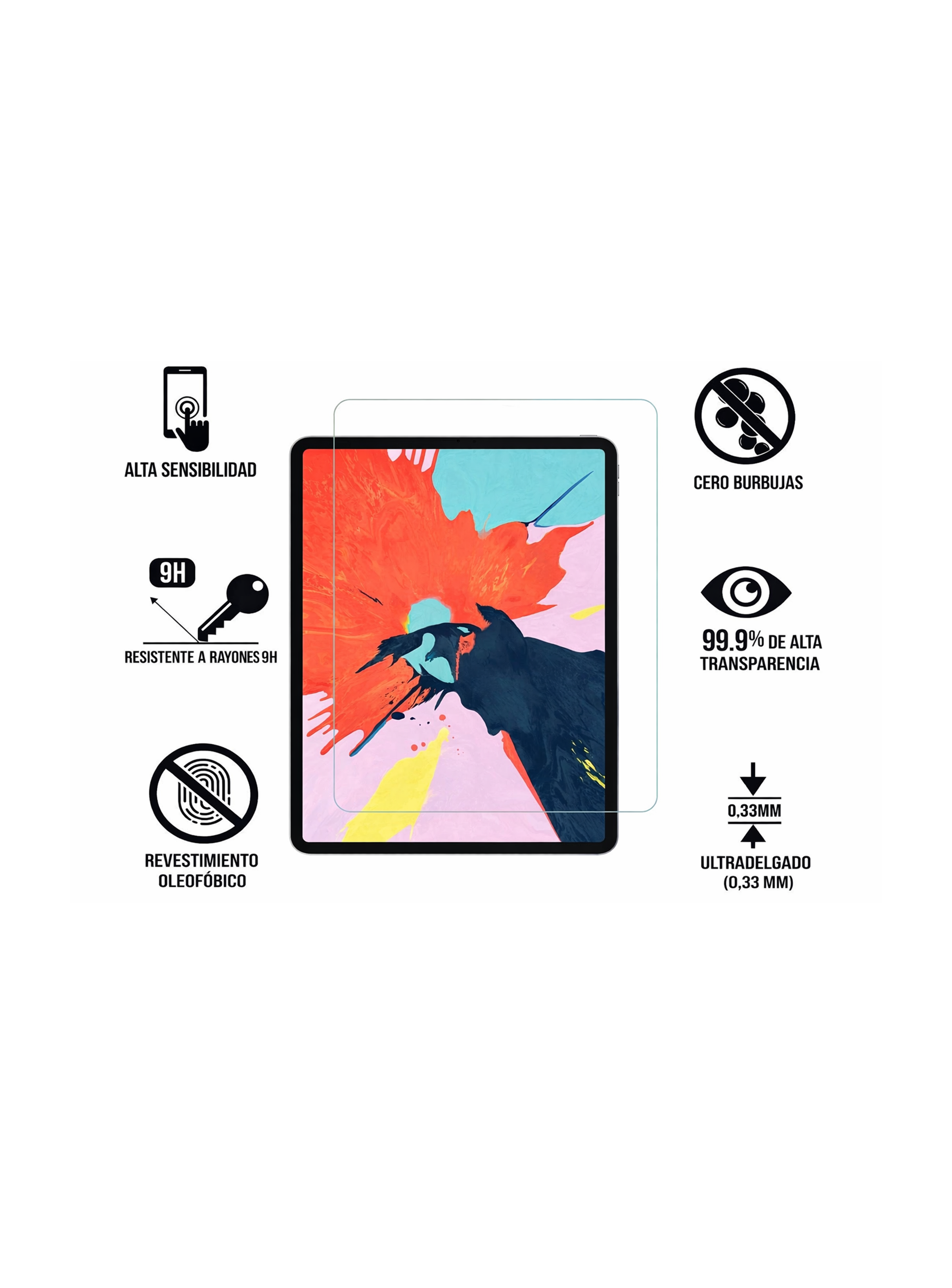 Mica Vidrio Templado Para Tablet Lenovo K11 11 Pulgadas-3