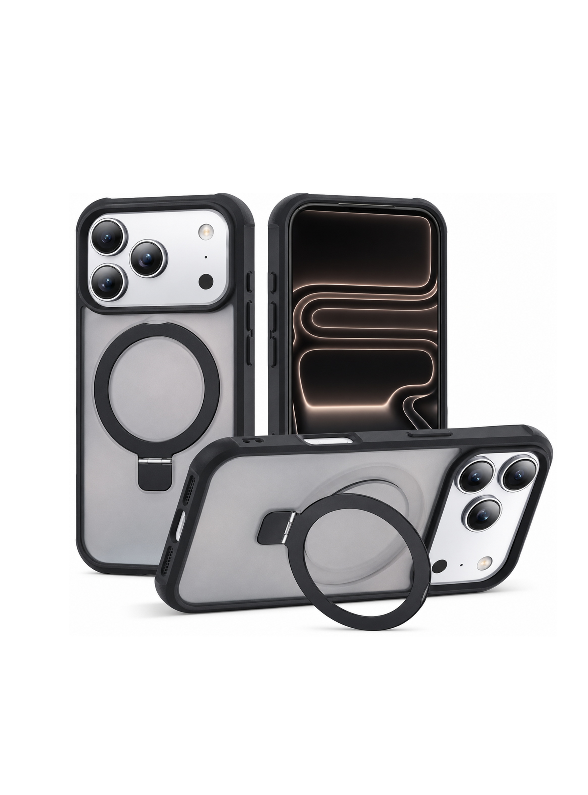 Carcasa Anillo Antischok Compatible Con iPhone 18 Pro Max-0