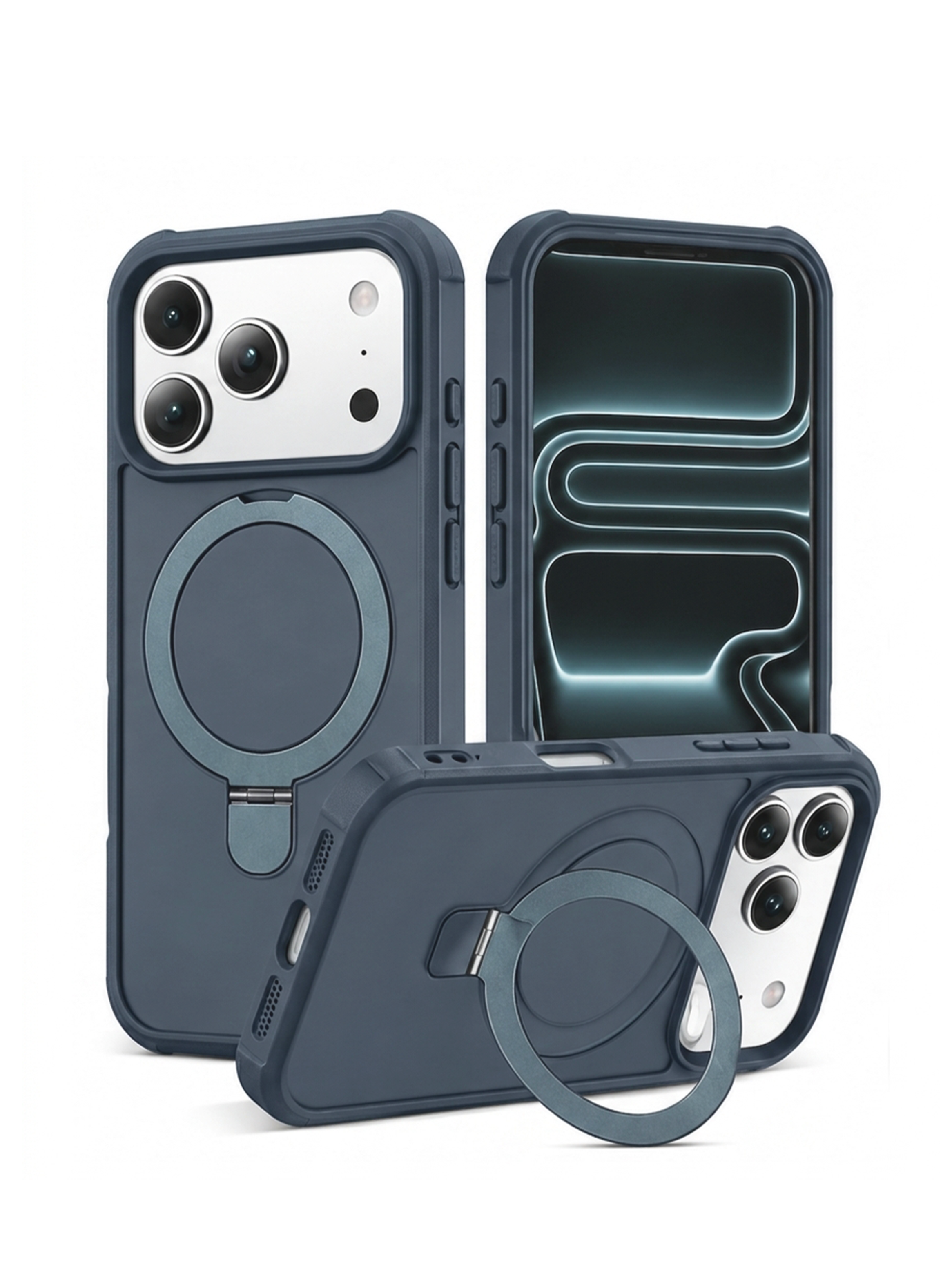 Carcasa Anillo Antischok Compatible Con iPhone 18 Pro Max-0