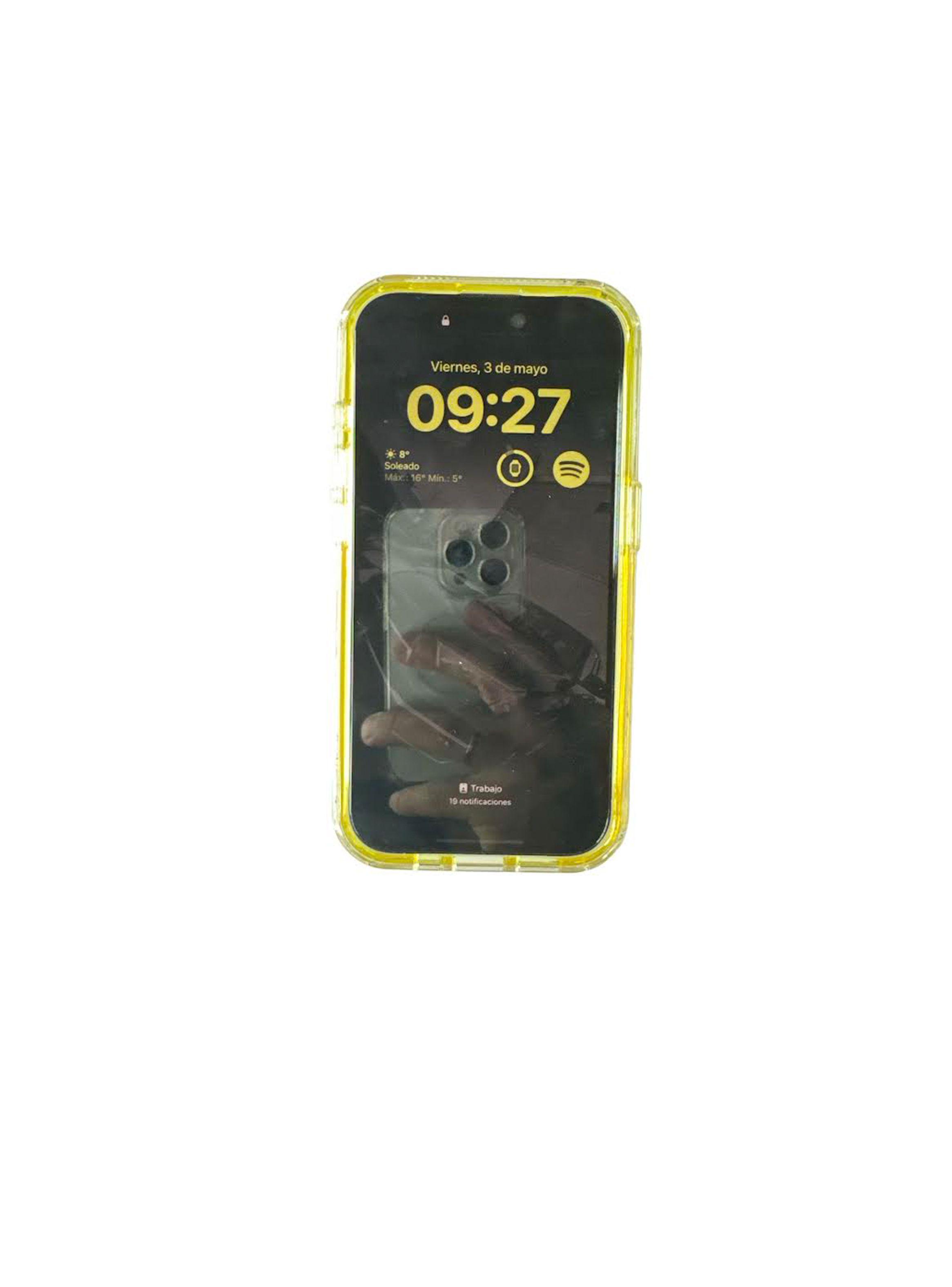 Carcasa Para iPhone 11 Antigolpes Space Amarillo-2