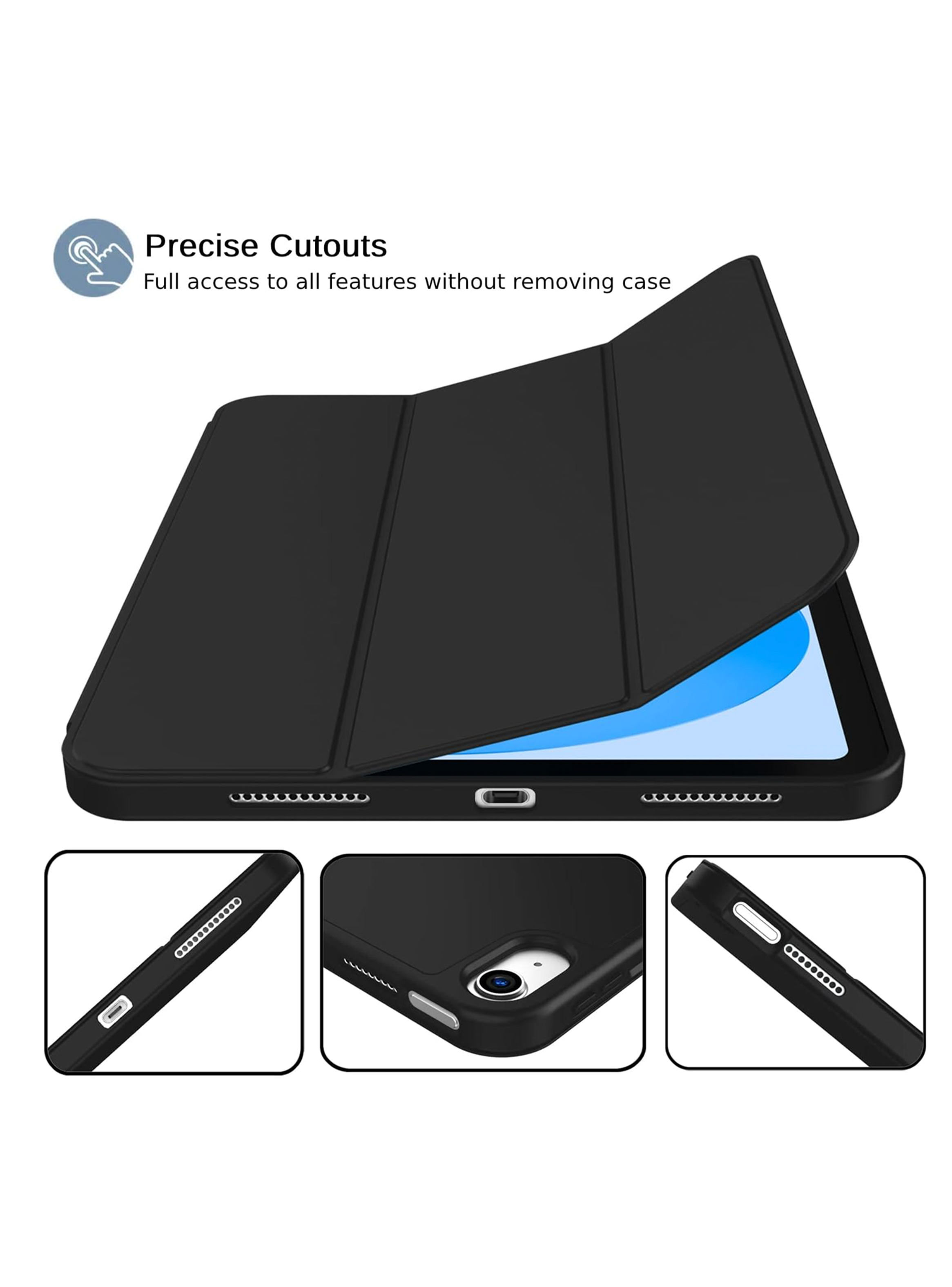 Carcasa Funda Smart Cover iPad Air 10.9 4ta 5ta Con Ranura-2