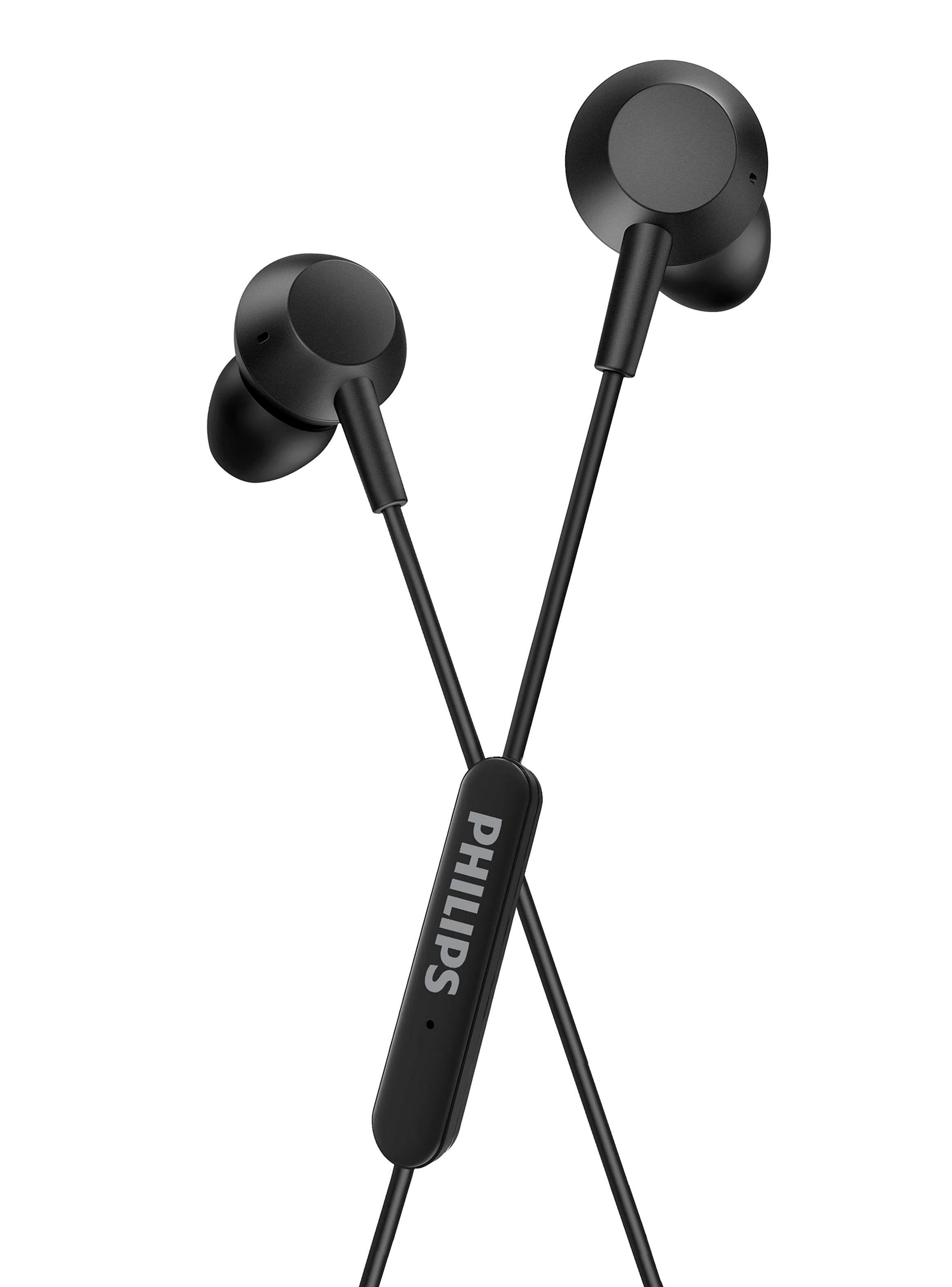 Audífonos Alambricos Philips Conector USB-C TAE5008BK Negro-2