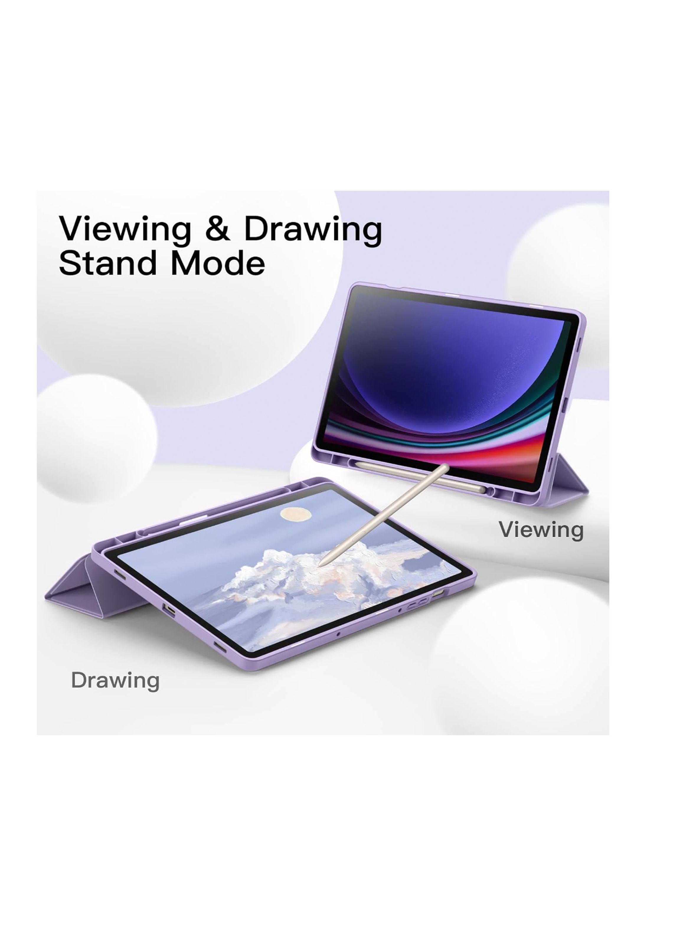 Fundas Smart Cover Para Samsung S9 Fe 10.9 Lila-3