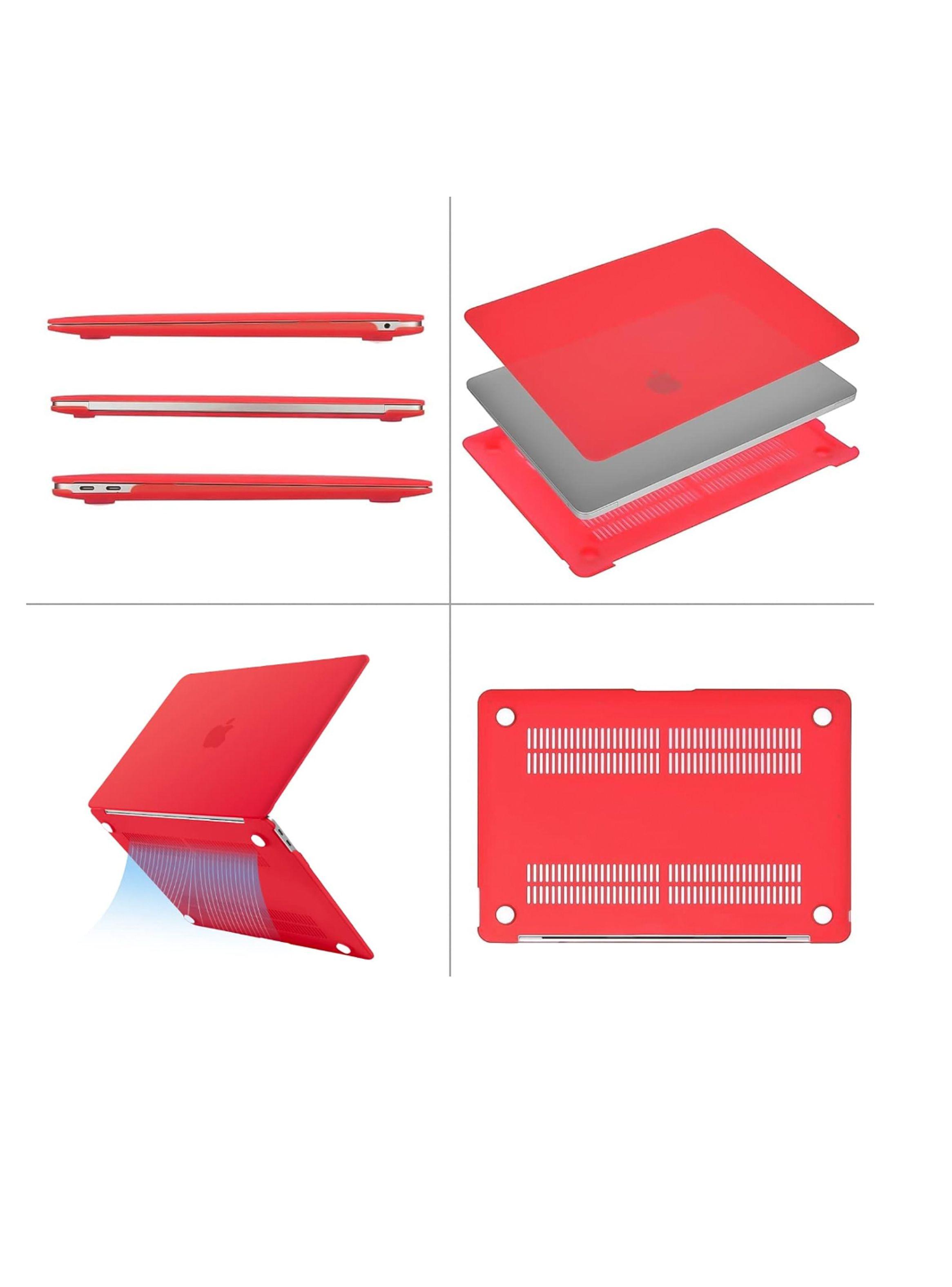 Carcasa Para Macbook Air 13" A1369/A1466 Rojo-2
