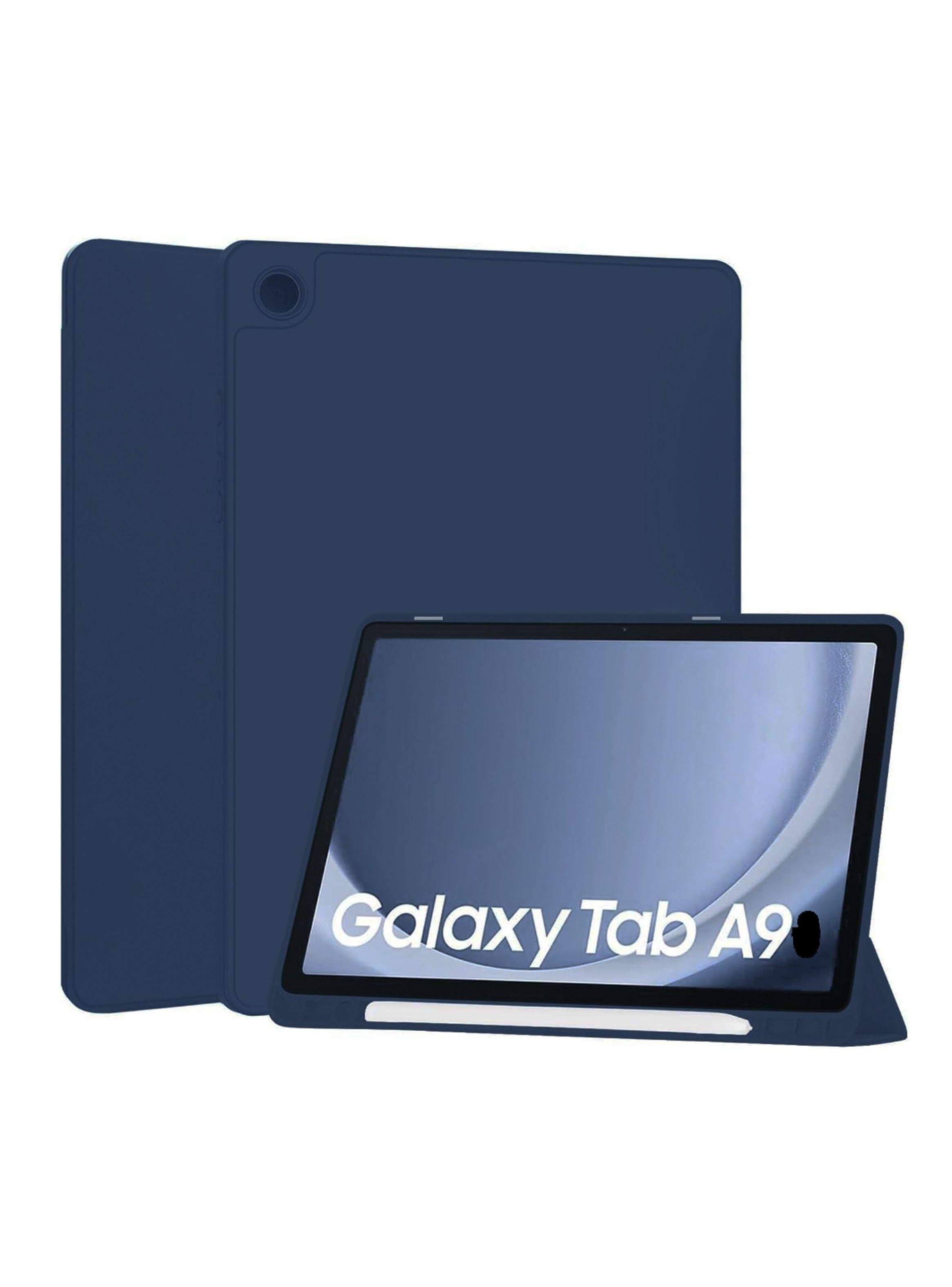 Funda Lamina Vidrio Para Tablet Galaxy Samsung A9 Azul-1