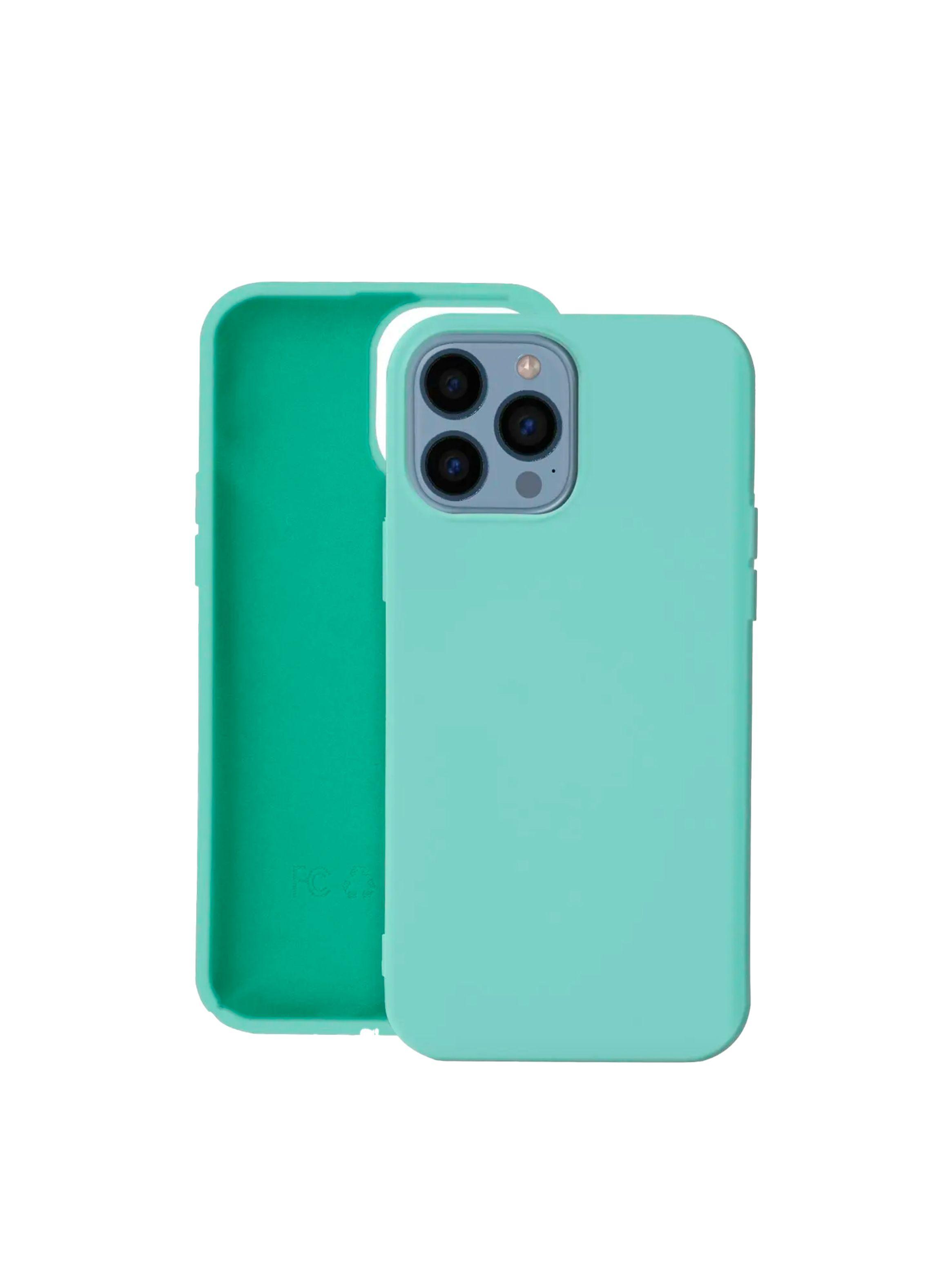 Carcasa Para iPhone 15 Pro Goma Turquesa-2