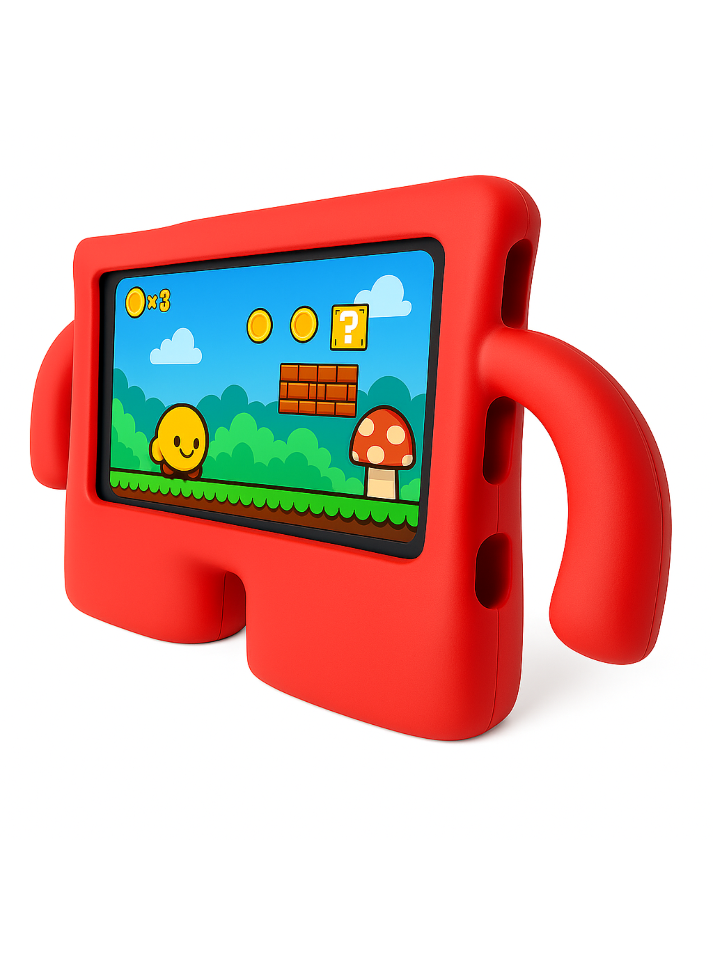 Funda Goma Antigolpes Niño Para Samsung A8 T290 Rojo-2