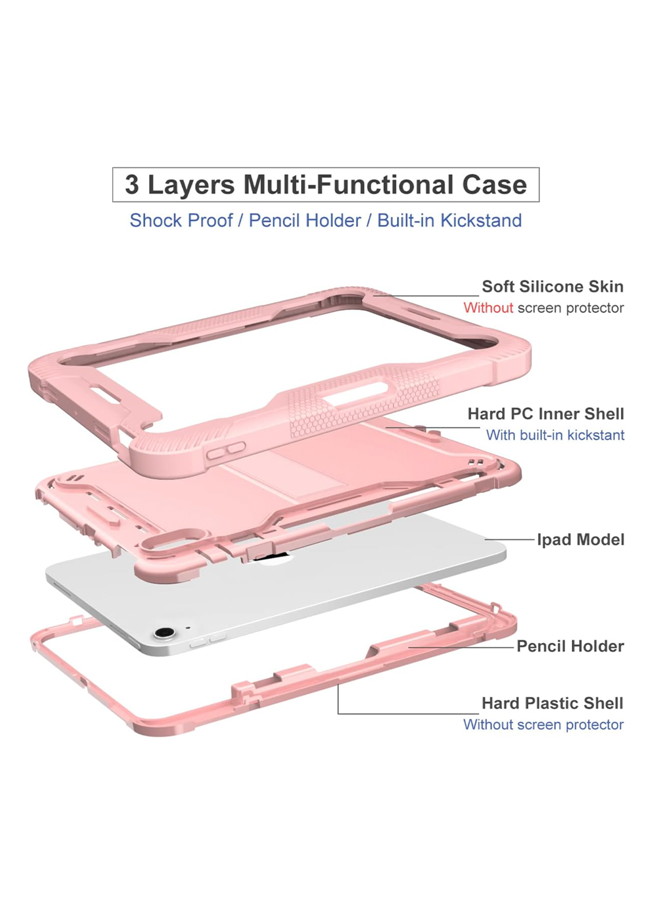 Funda Carcasa Reforzada Anti Golpe iPad 11th Gene A16 2025-4