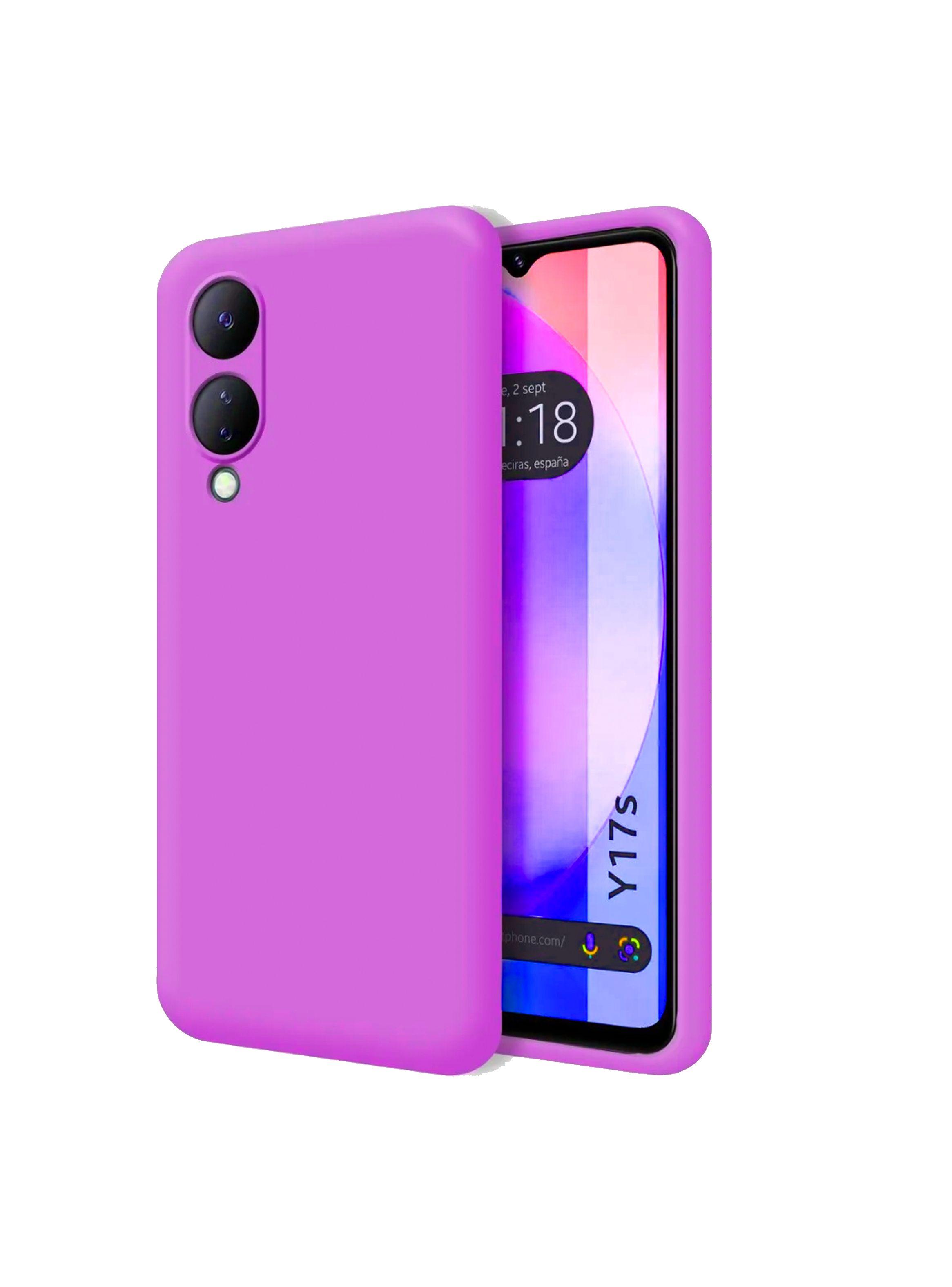 Carcasa Para Vivo Y17S Goma Fucsia-0