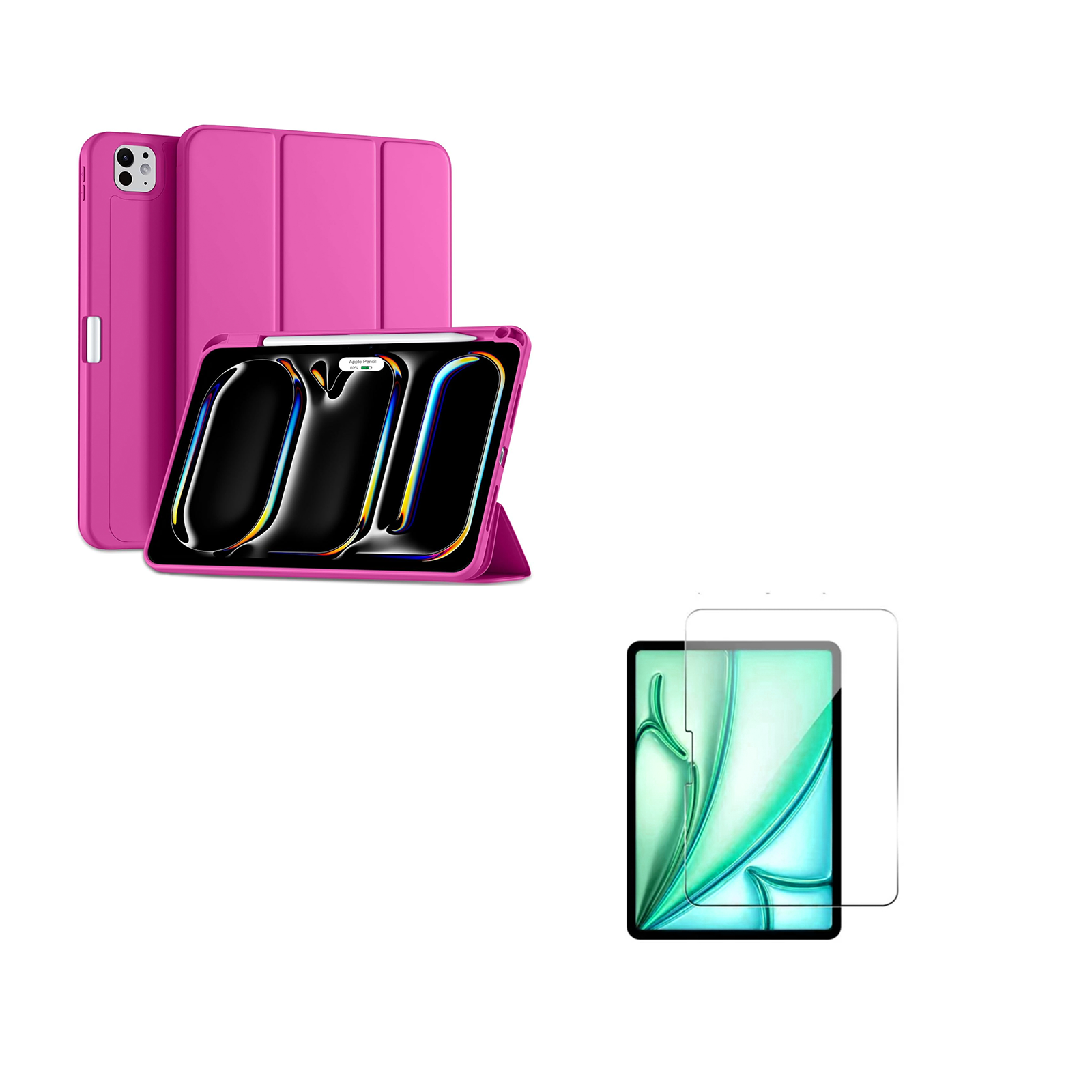 Funda Lamina Smart Cover Para iPad Pro 13 M4 24/M5 25 Ranura-0