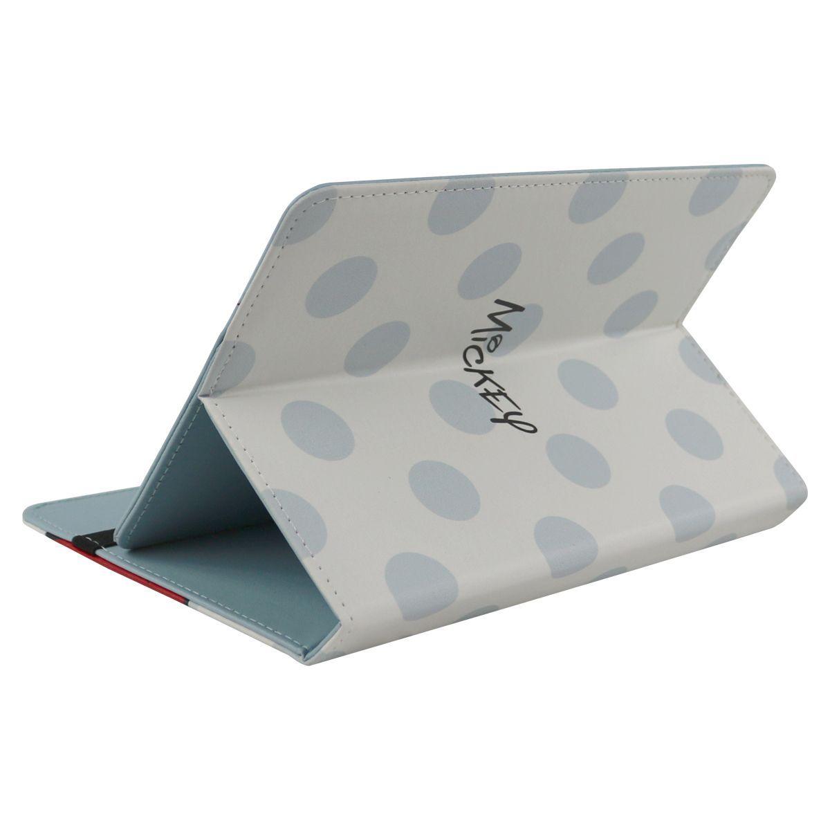 Estuche Funda Universal Para Tablet 9 10 Pulgadas Mickey Blanco-4