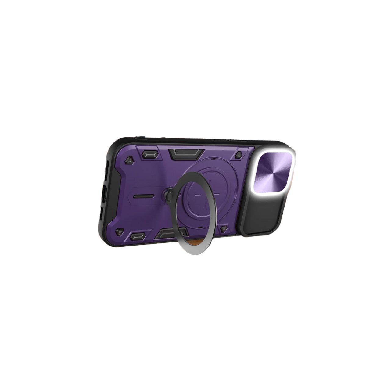 Carcasa Tipo Armor Para iPhone 15 Rojo-3