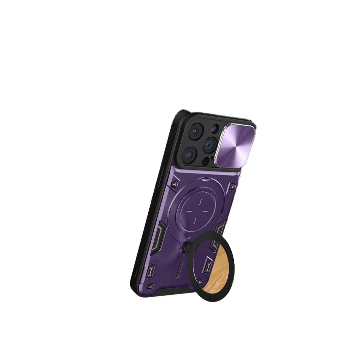 Carcasa Tipo Armor Para iPhone 15 Rojo-4
