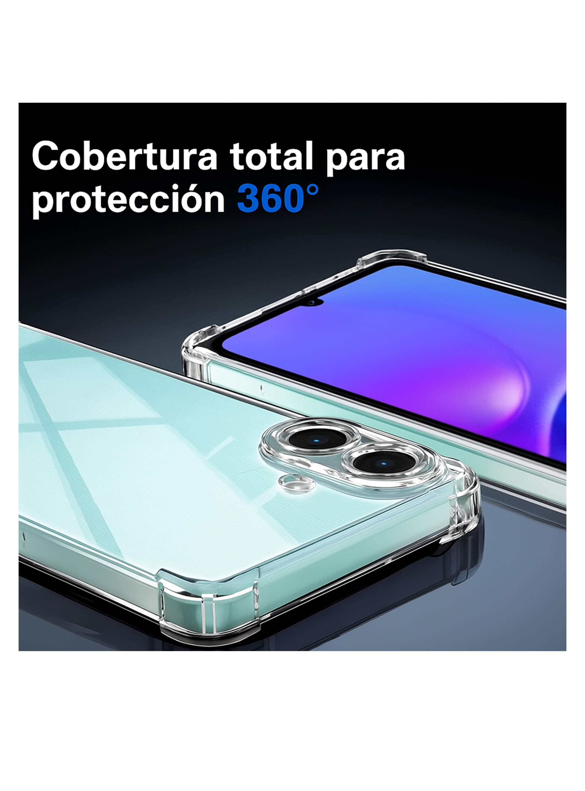 Carcasa Anti Golpes Transparente Para Samsung A07 Reforzado-4