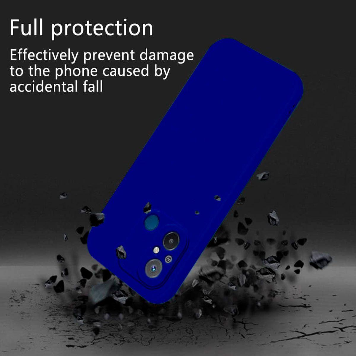 Carcasa Para Xiaomi Redmi 12C Goma Azul-2