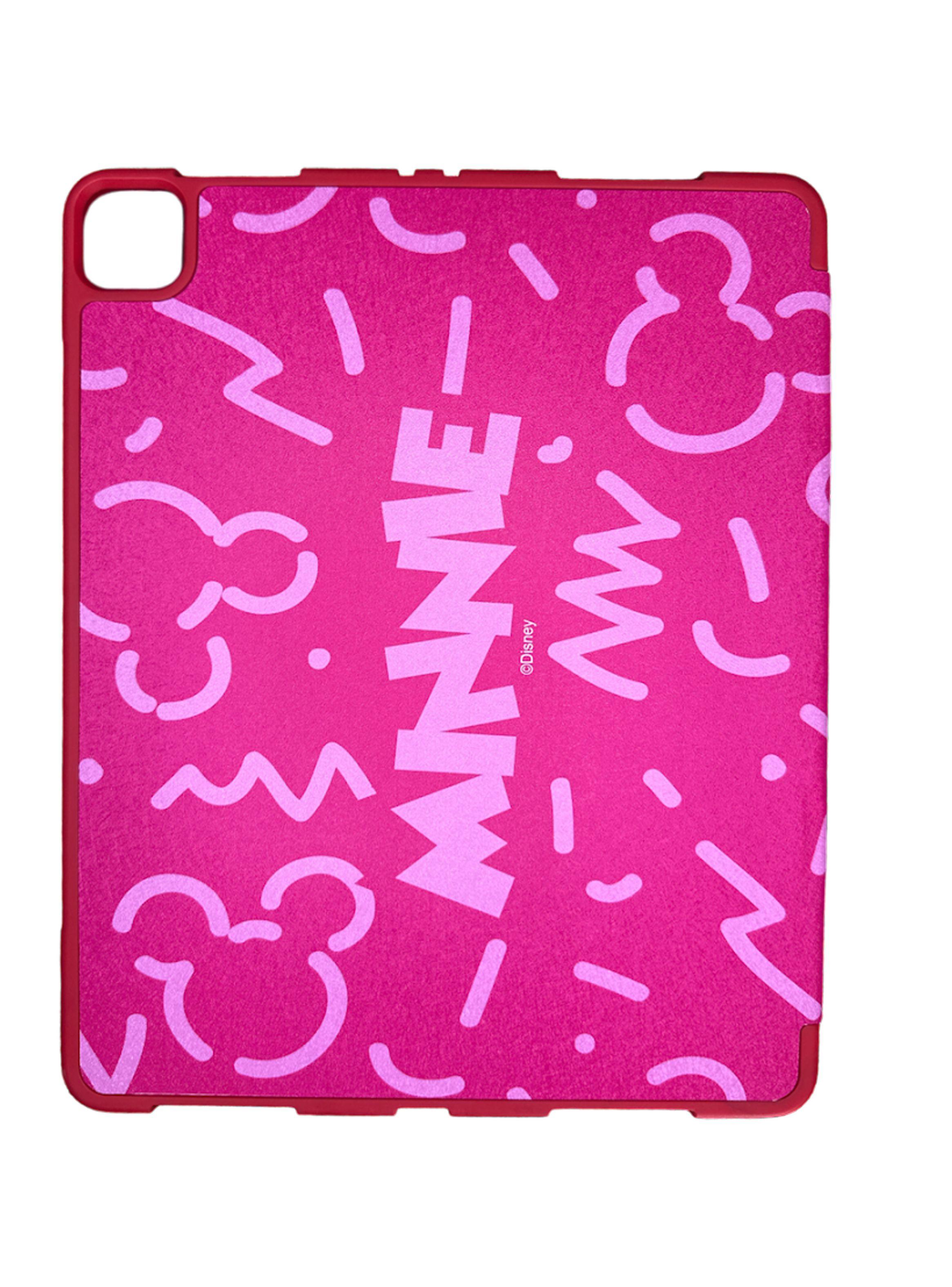 Funda Smart Cover Para iPad 12.9 Minnie Fucsia Con Ranura-3
