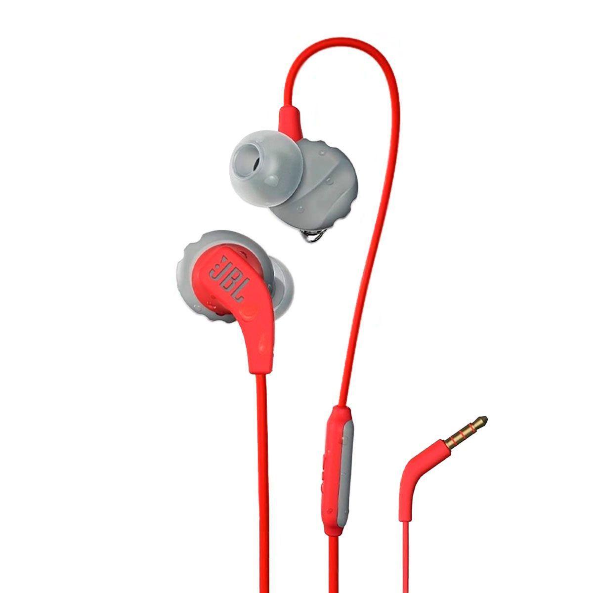 Audífonos Alámbricos JBL Endurance Run Manos Libres Rojo-0
