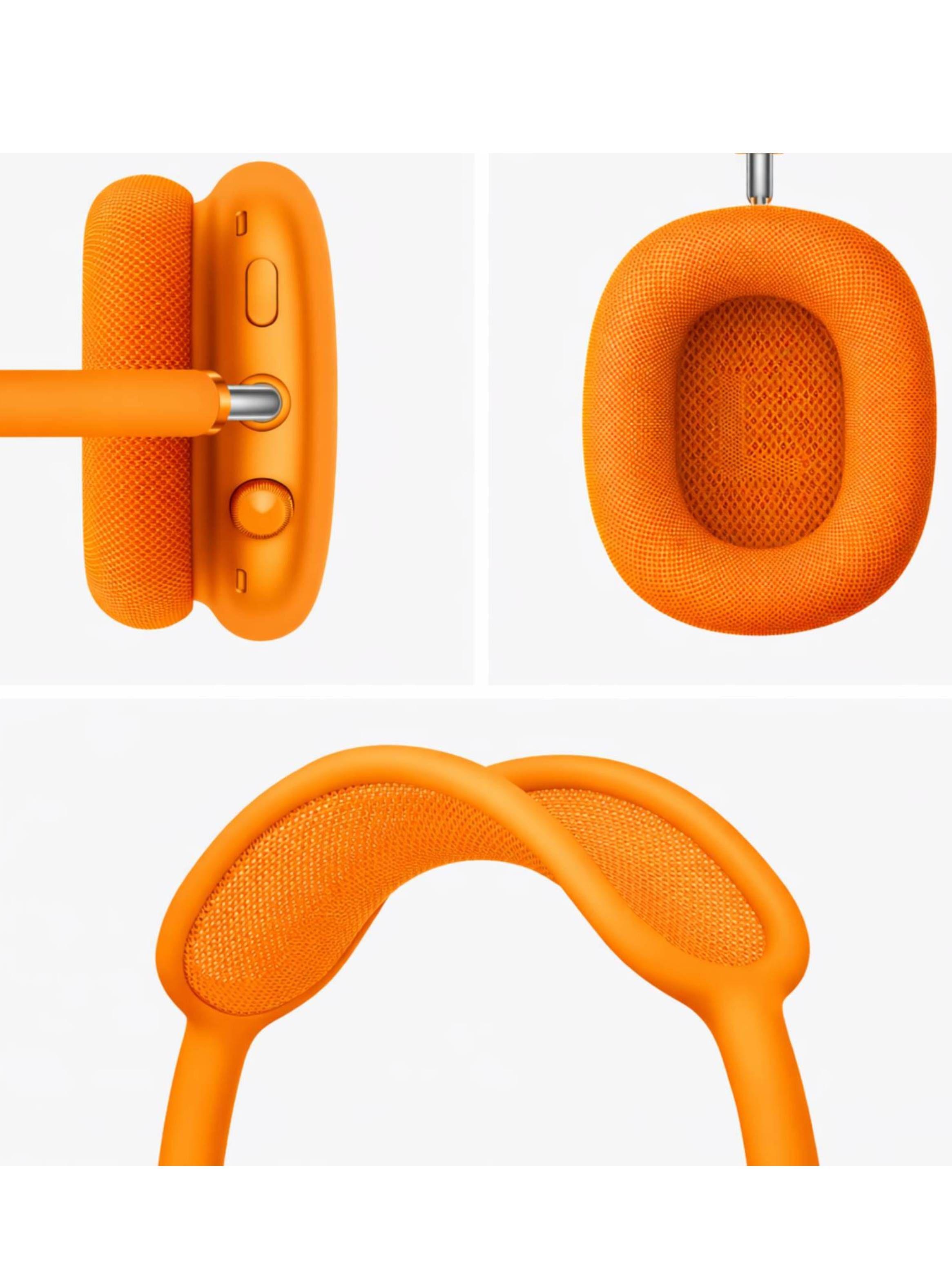Audifonos Inalámbrico Bluetooth Acolchado Max395 Naranja-2