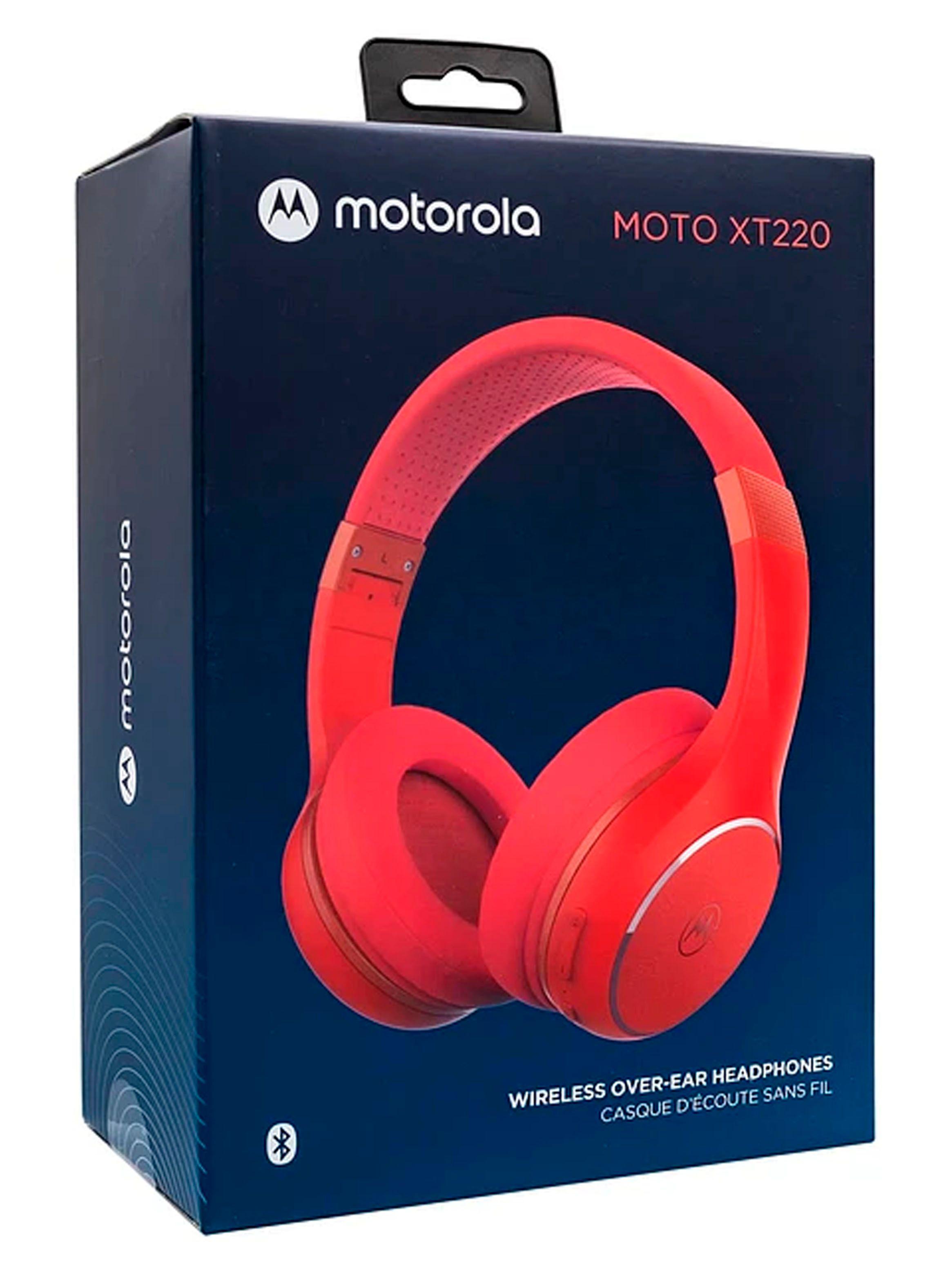 Audífonos Inalambricos Bluetooth Motorola Moto XT220 Rojo-3