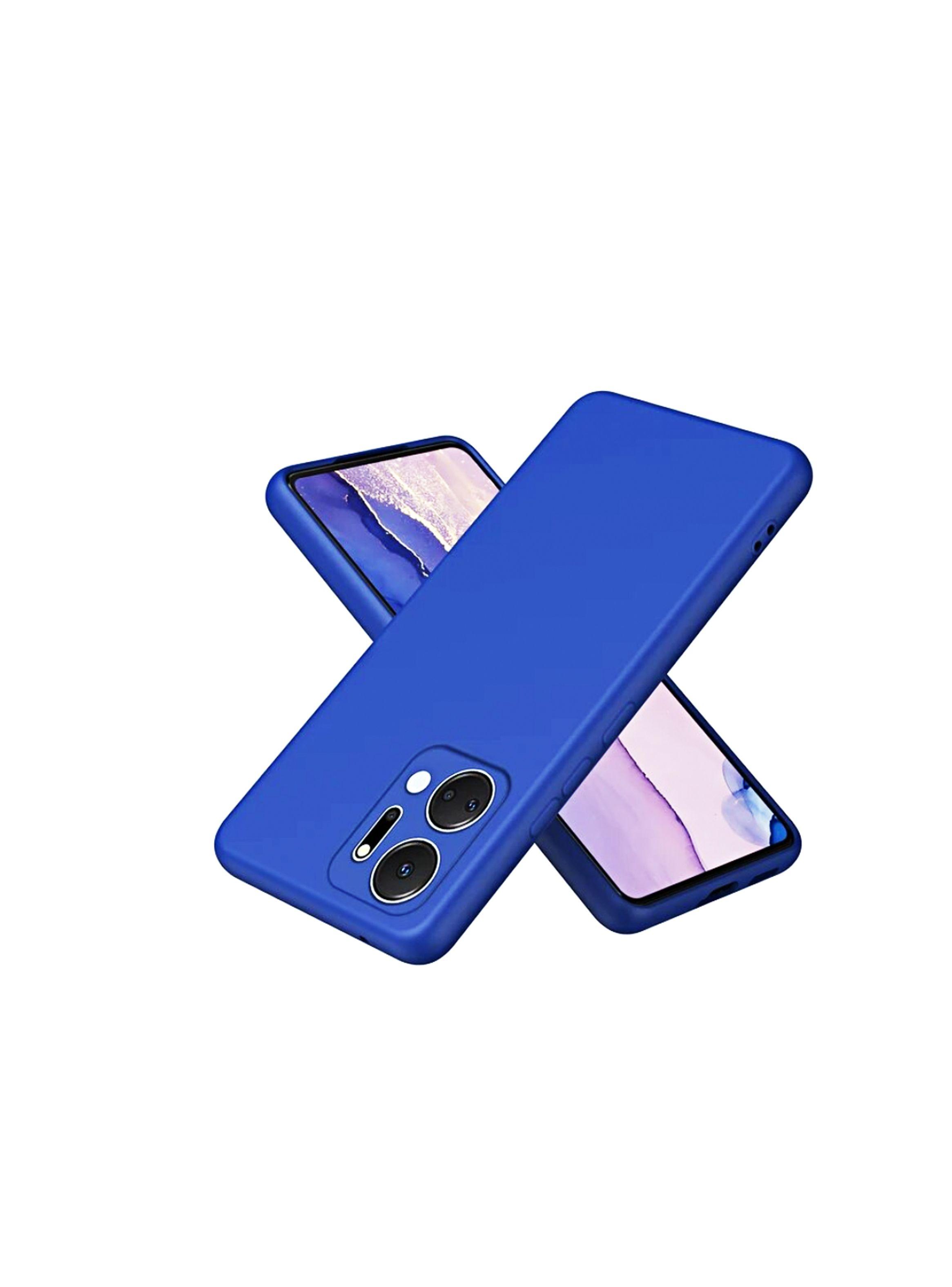 Carcasa Para Honor X7A Goma Azul Rey-0