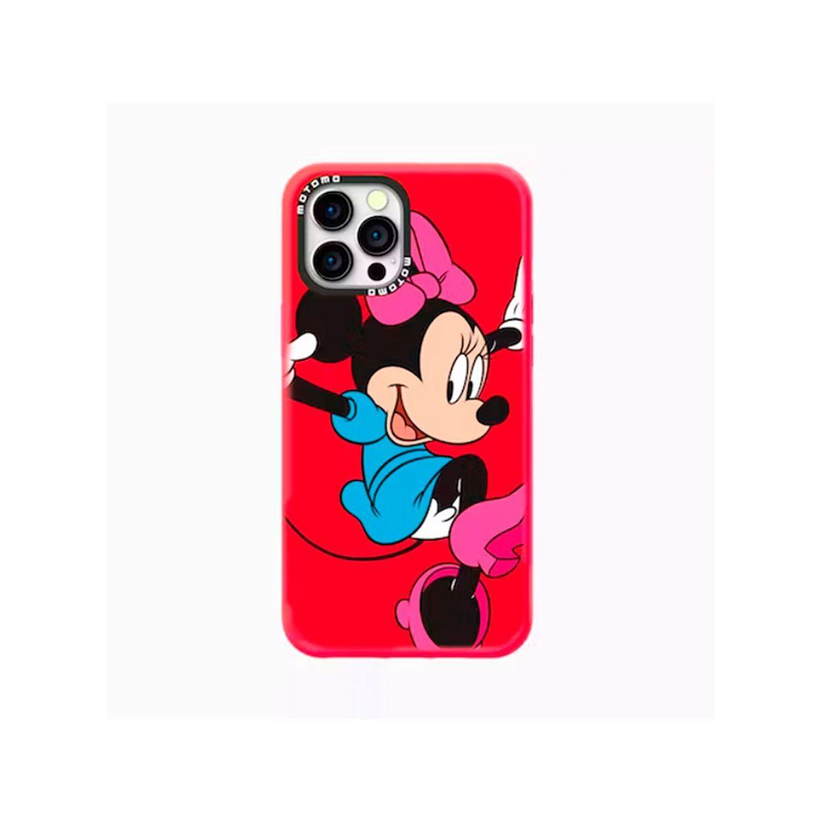 Carcasa Para iPhone 12 12 Pro Disney Minnie Rojo Go-1