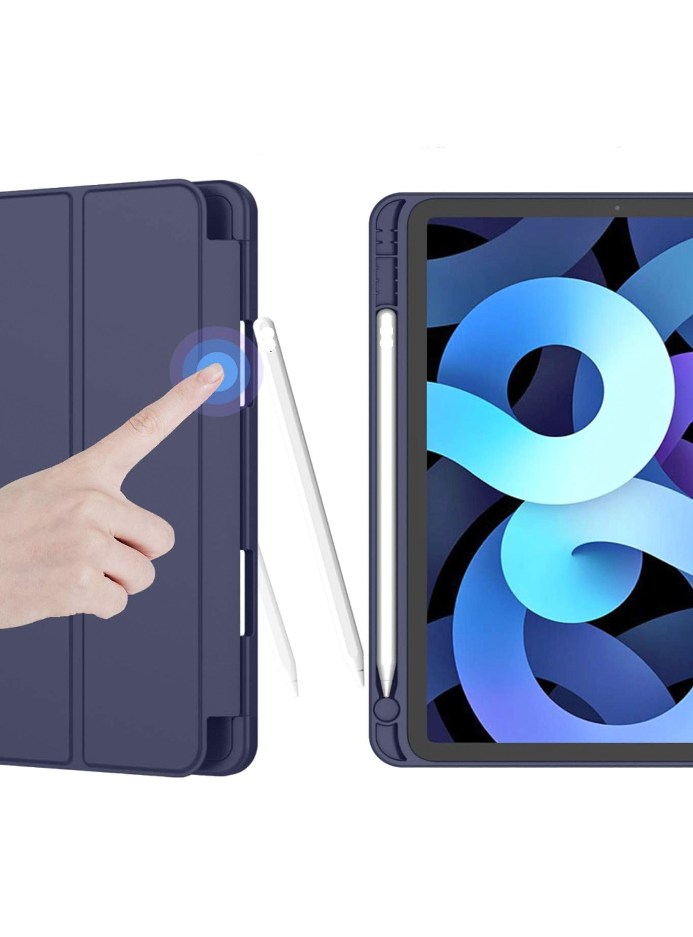 Carcasa Funda Smart Cover Para iPad Air 13 M2 2024 Azul-1