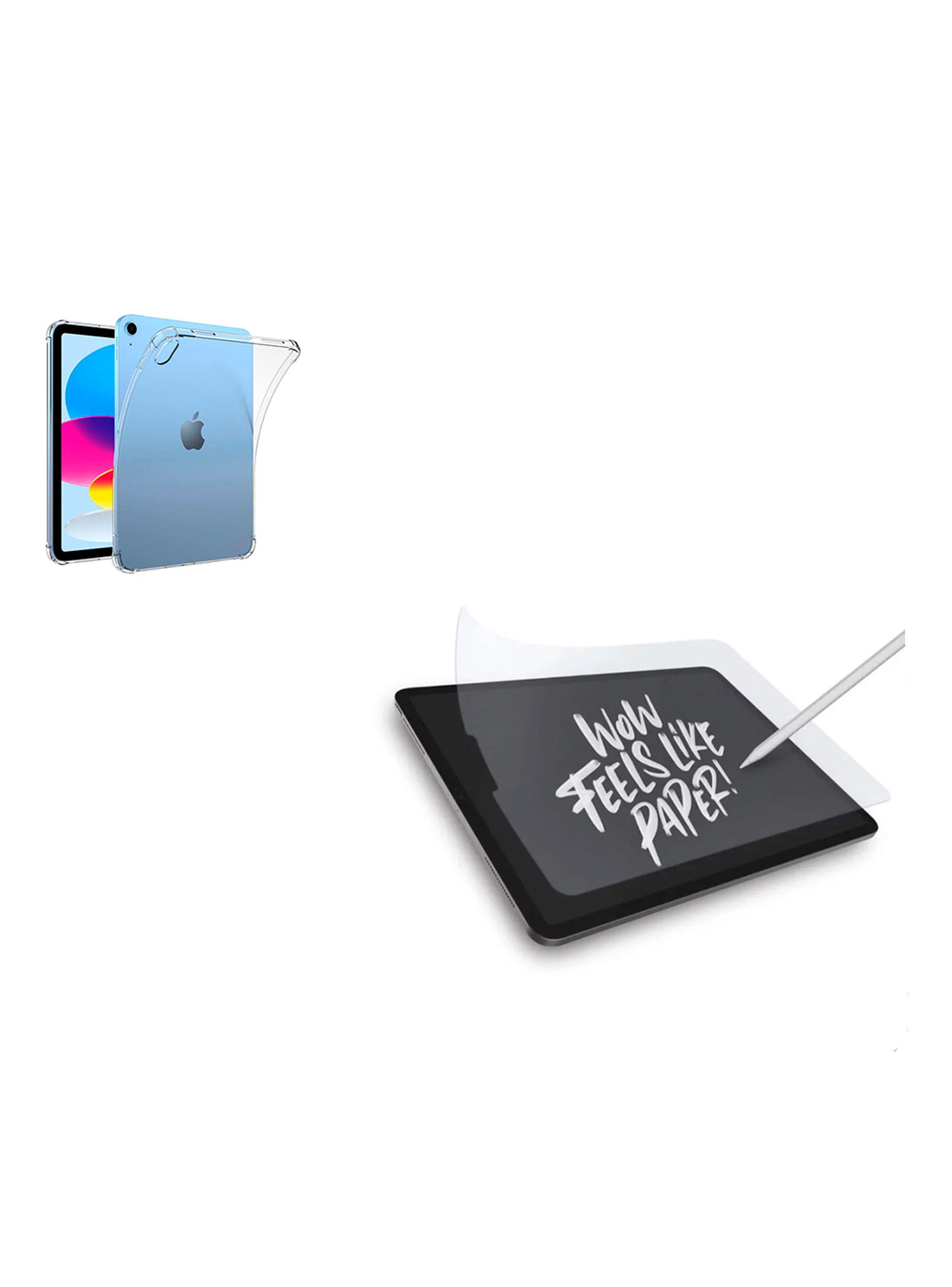 Carcasa Transparente Para iPad 10.9 2022 Lamina Paper Like-0